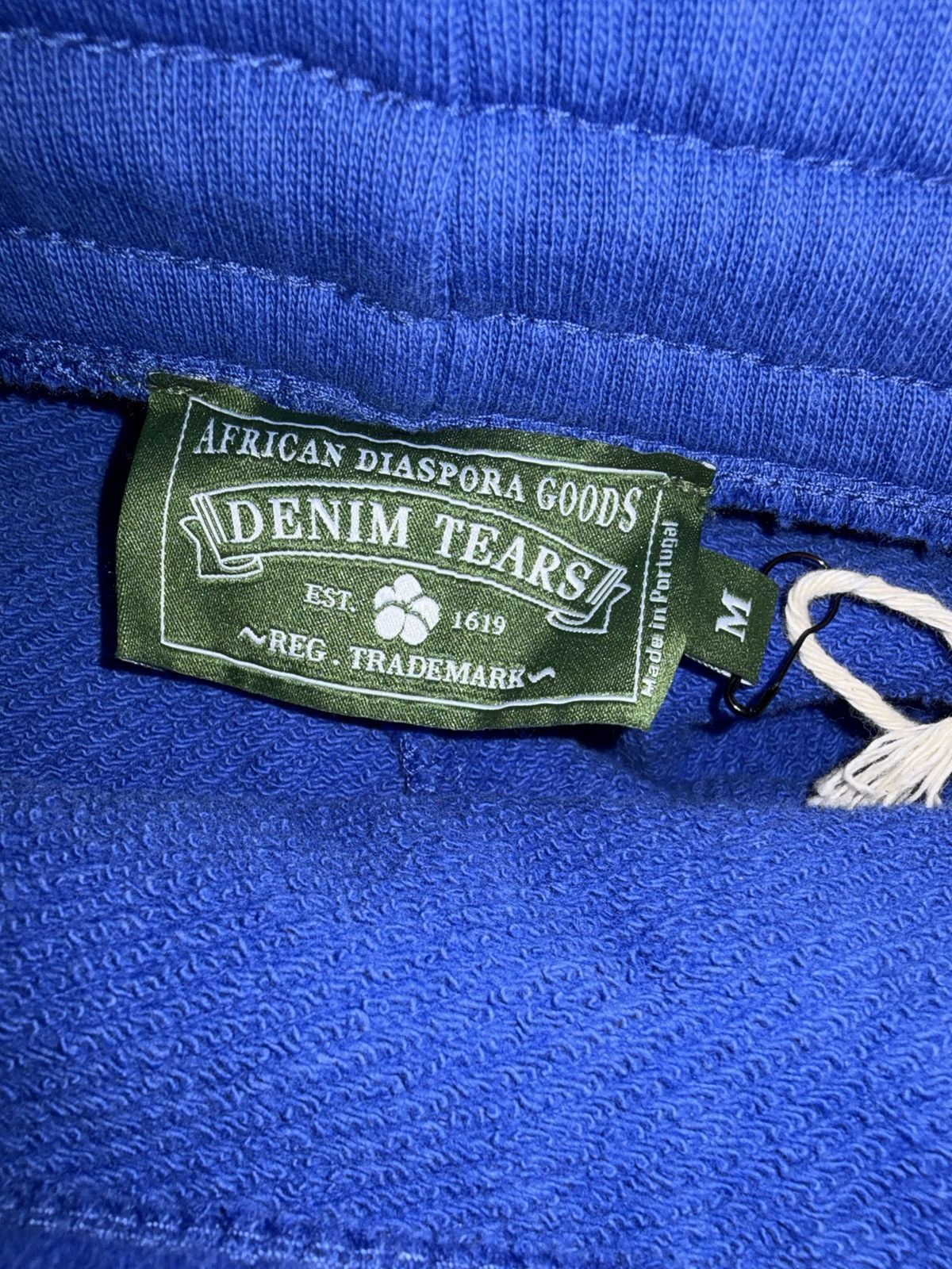 DENIM TEARS Blue Denim Tears Wreath Baggy Sweatpants Size US 34 / EU 50 - 3 Thumbnail