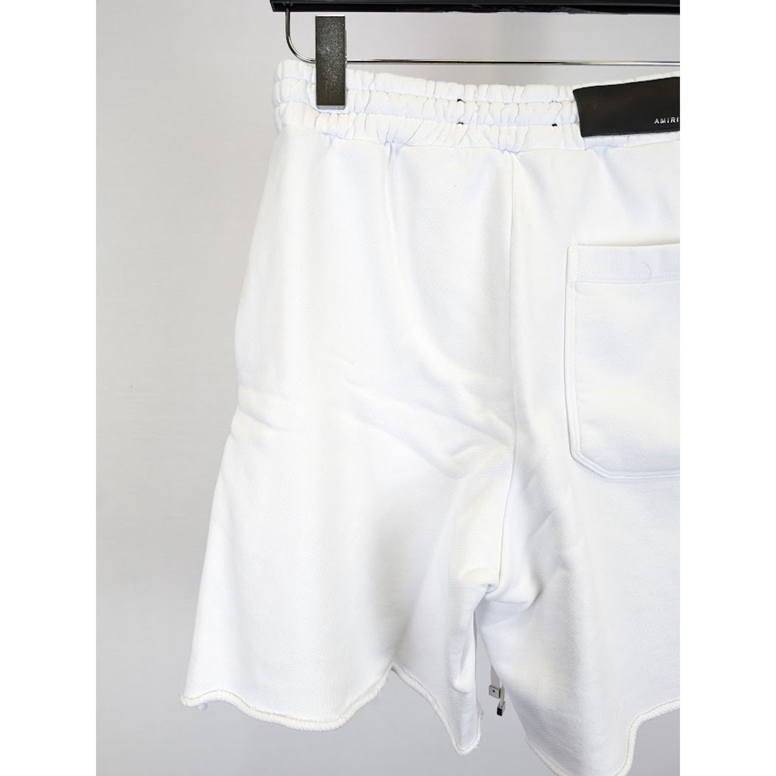 Amiri o1rshd1 MA Logo Sweatshorts in White Size US 30 / EU 46 - 15 Thumbnail