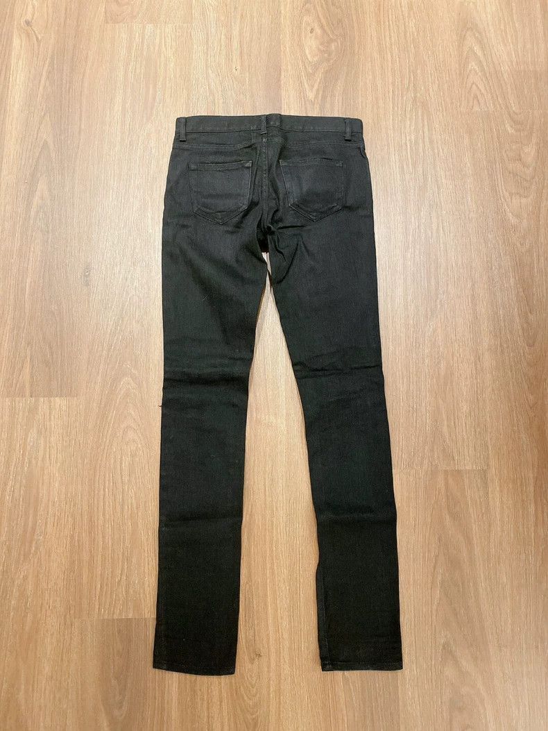 Saint Laurent Paris Saint Laurent Paris Saint Laurent Black Distressed Knee De Size US 27 - 2 Thumbnail