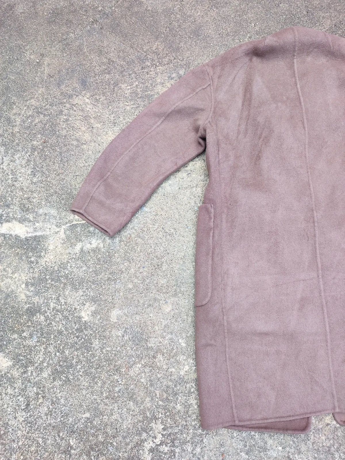 Jil Sander × Uniqlo UNIQLO +J Wool Blend Drape Coat – Brown (FW20) Size US M / EU 48-50 / 2 - 13 Thumbnail