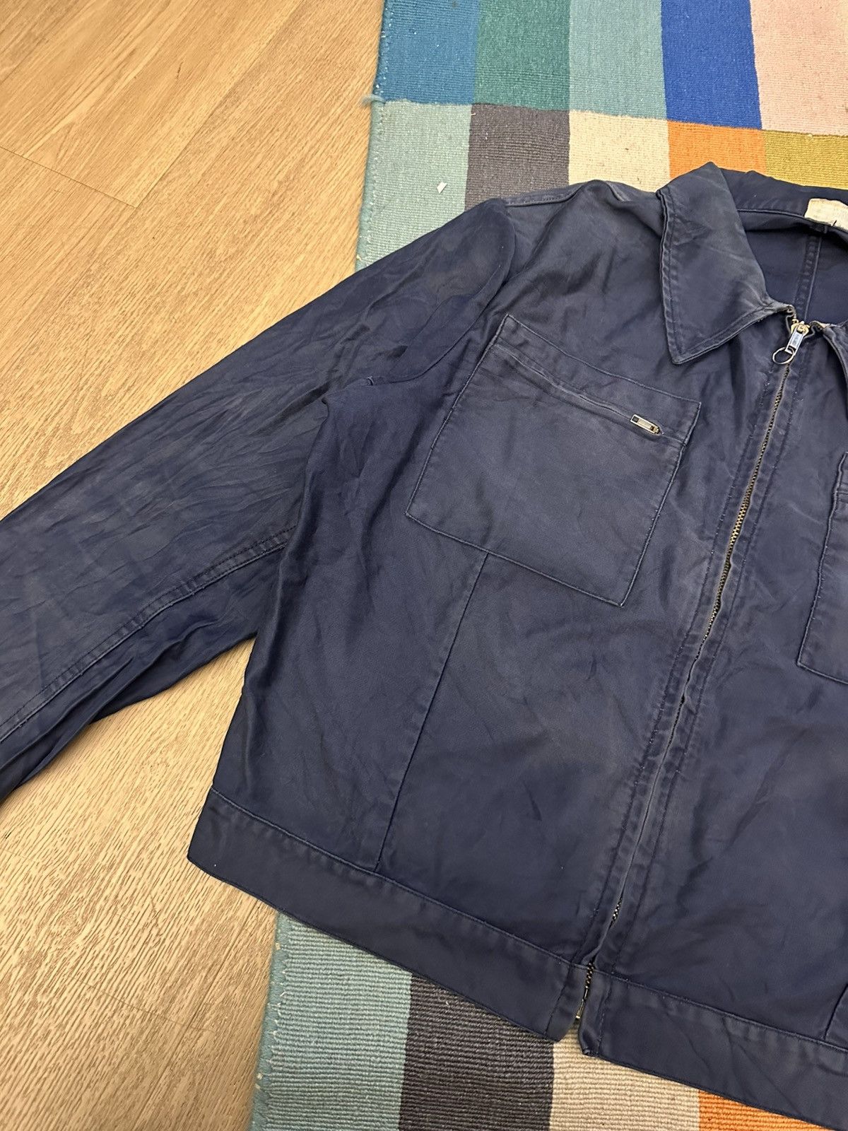 Vintage Vintage French Work Jacket Moleskin Size US M / EU 48-50 / 2 - 2 Thumbnail