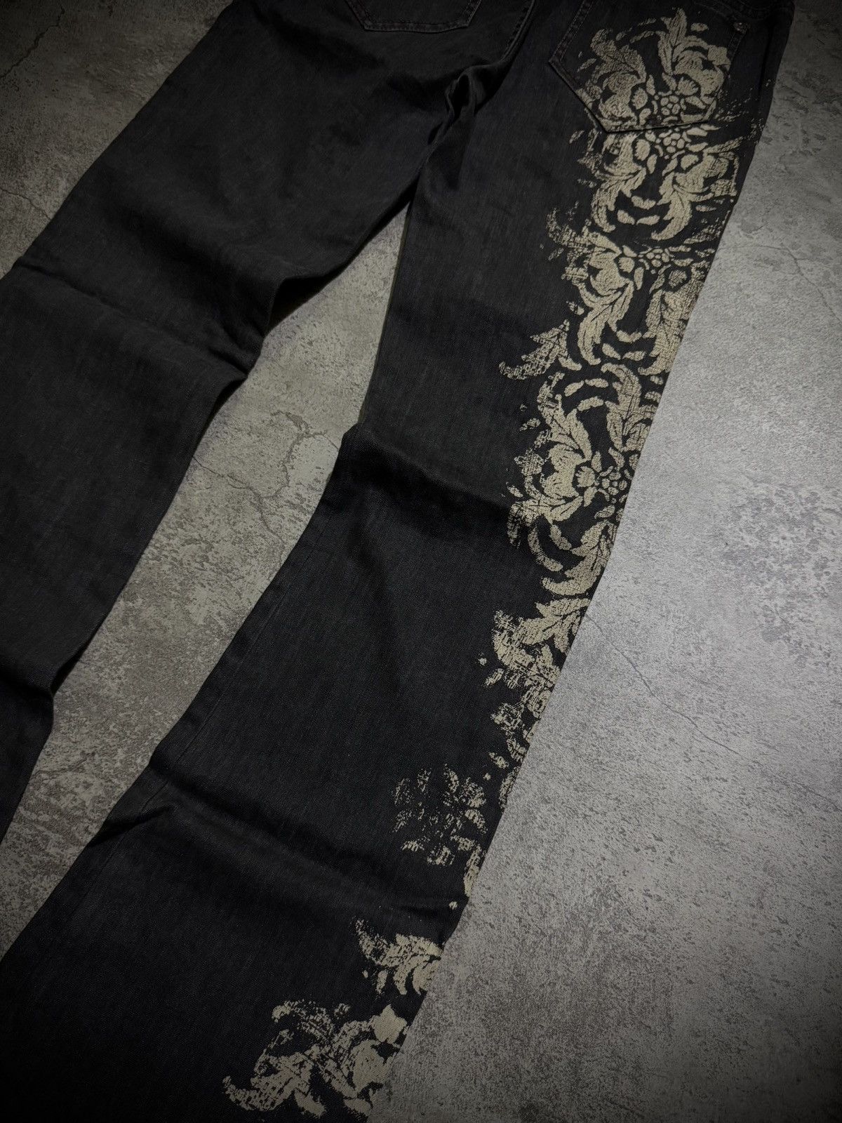 Tornado Mart Y2k Lounie tribal ifsixwasnine poem style bootcut jeans Size US 28 / EU 44 - 5 Thumbnail