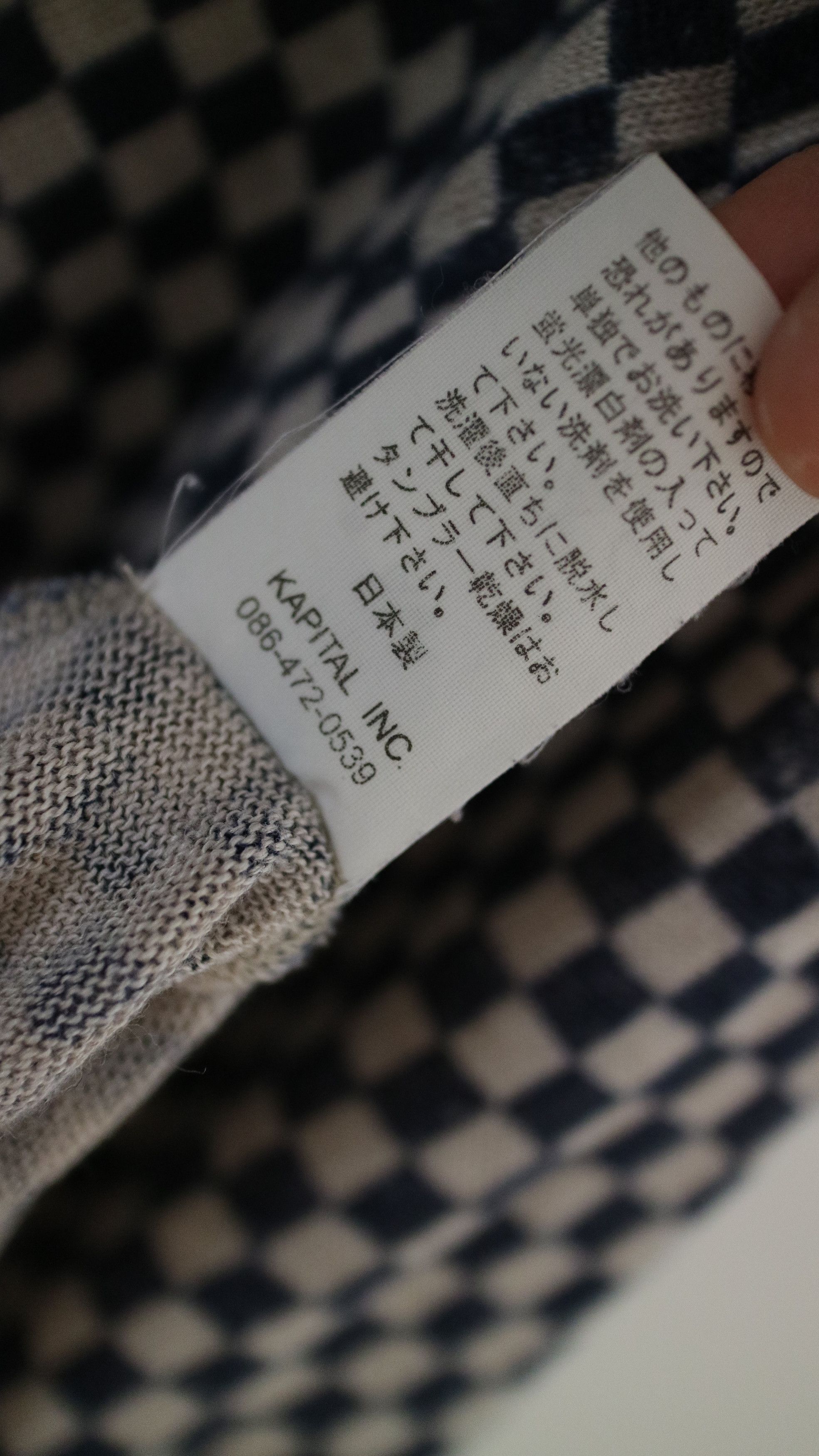 Kapital Kapital Checkered LS Size US M / EU 48-50 / 2 - 5 Thumbnail