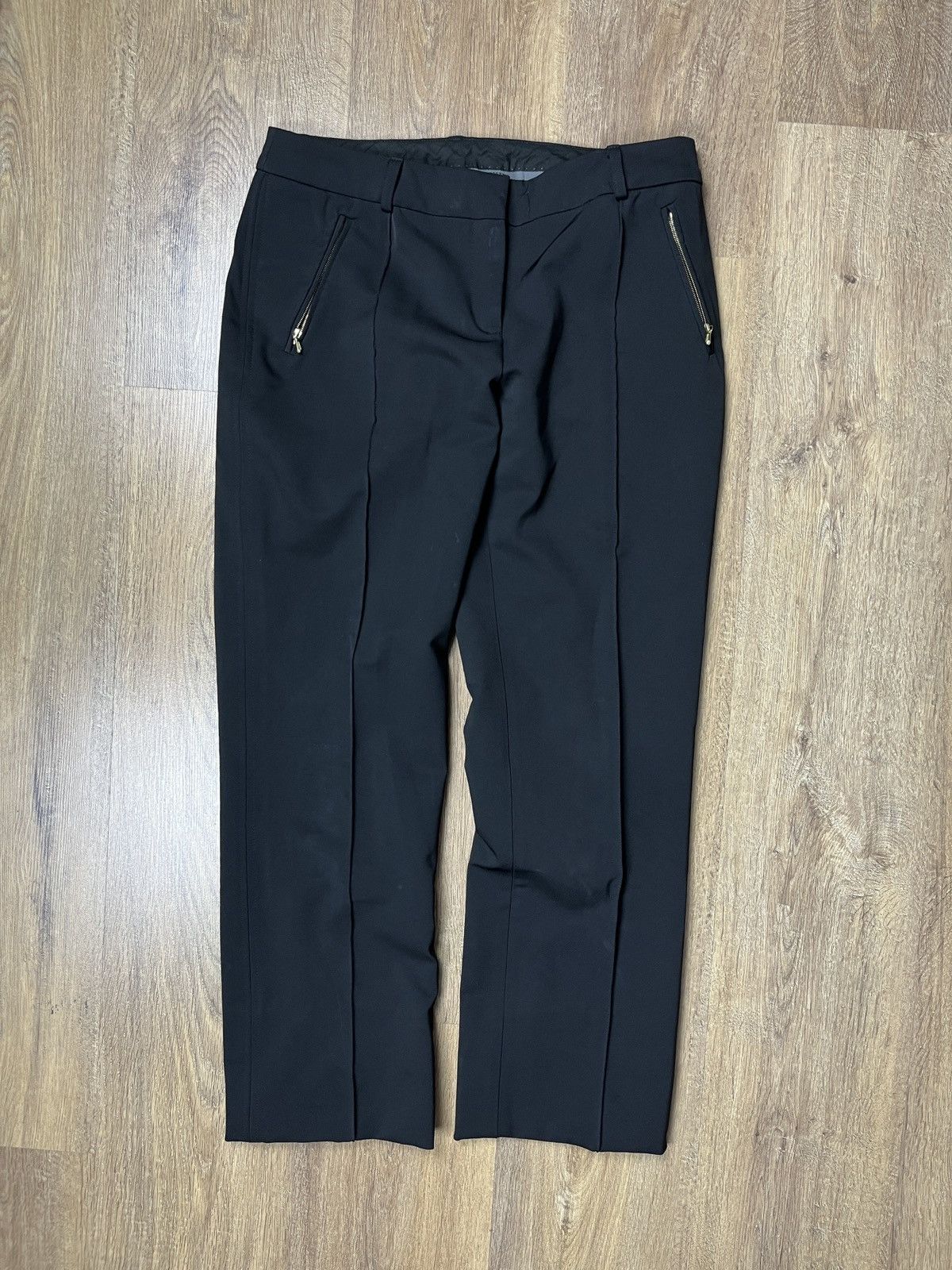 Alberta Ferretti × Designer ➕ black casual Alberta Ferretti essential pants Size 28" / US 6 / IT 42 - 1 Thumbnail