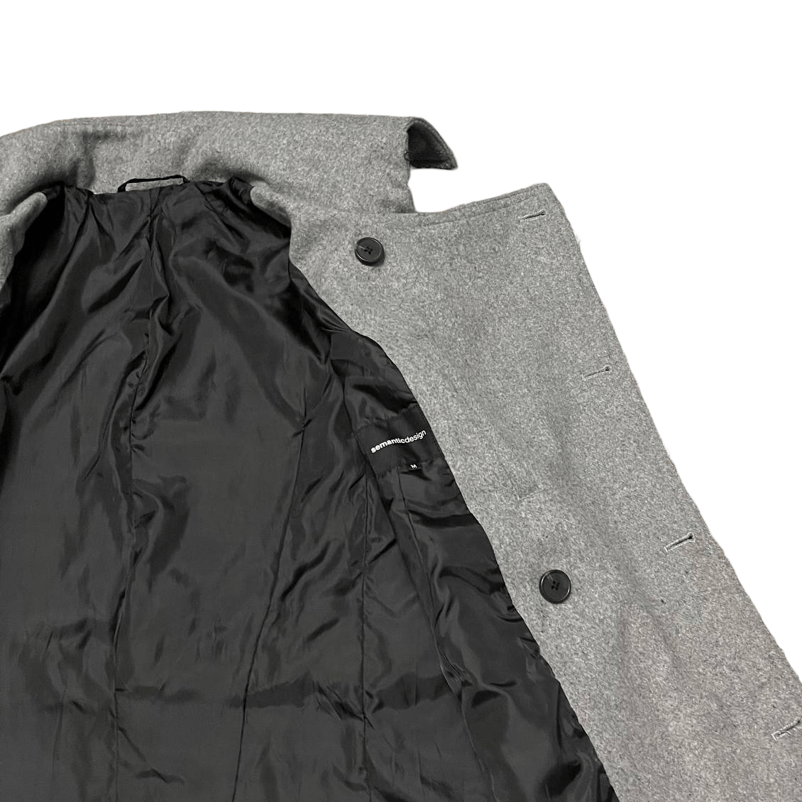 semanticdesign Vintage Semantic Design Long Coat Double Breasted Size US M / EU 48-50 / 2 - 10 Thumbnail
