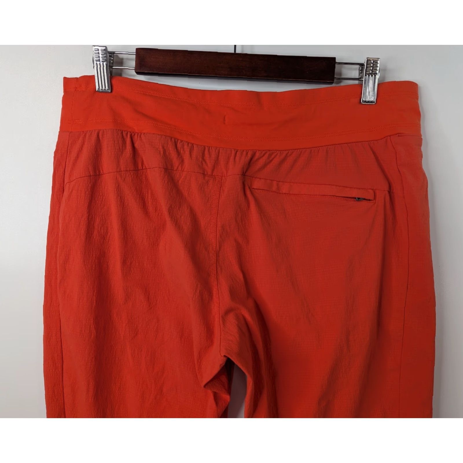 Athleta Athleta Trekkie North Jogger Pants Nylon Womens 12 Orange Stretch Casual Tapered Regular Fit Activewear Size 34" / US 12 / IT 48 - 5 Thumbnail