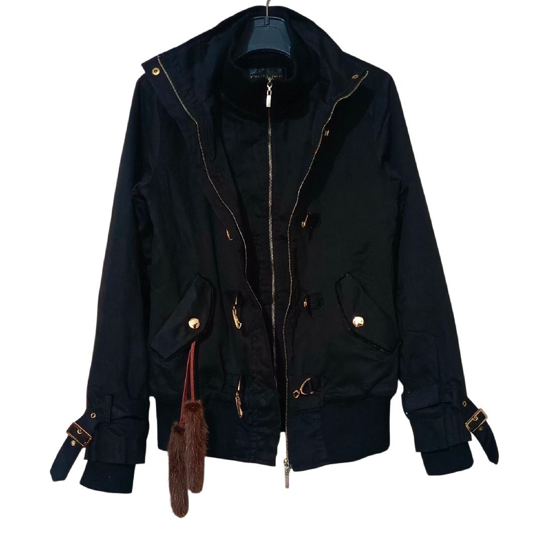 Japanese Brand CECIL McBEE 2 Fur Napoleon Double Layer Jacket Size M / US 6-8 / IT 42-44 - 4 Thumbnail