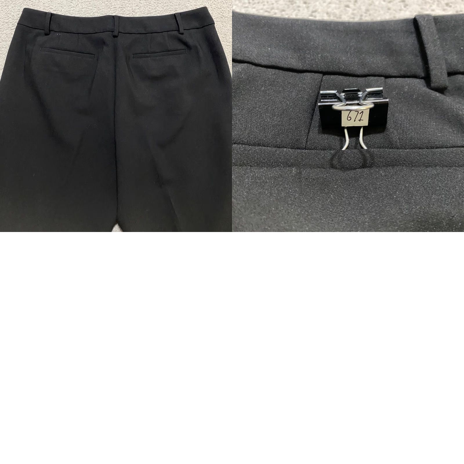 Talbots Talbots Womens 14P Pants Black Straight Hampshire Ankle Sequined Striped Petites Size 36" / US 14 / IT 50 - 9 Thumbnail
