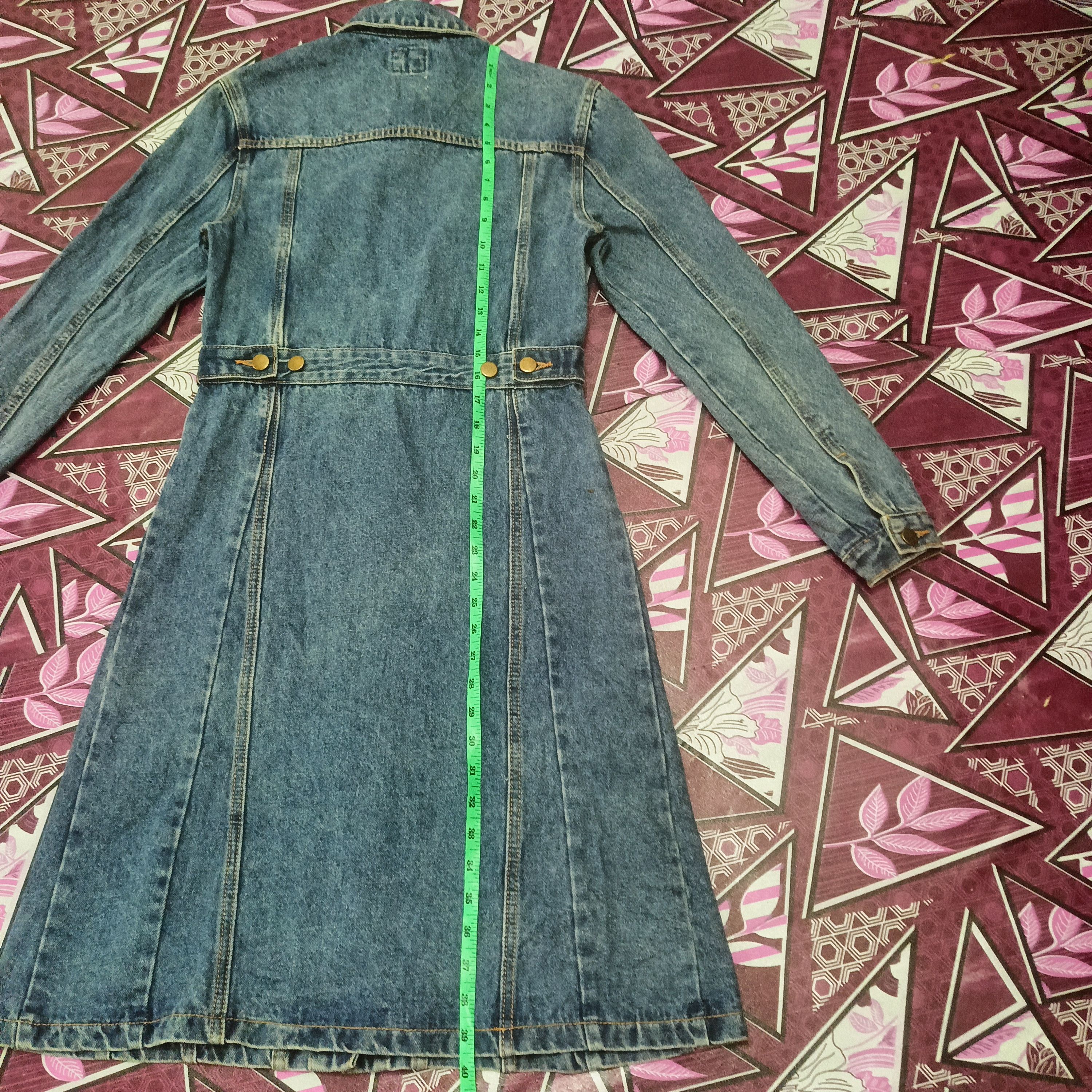 If Six Was Nine Garment Document Denim Long Jacket Button Size S / US 4 / IT 40 - 20 Thumbnail