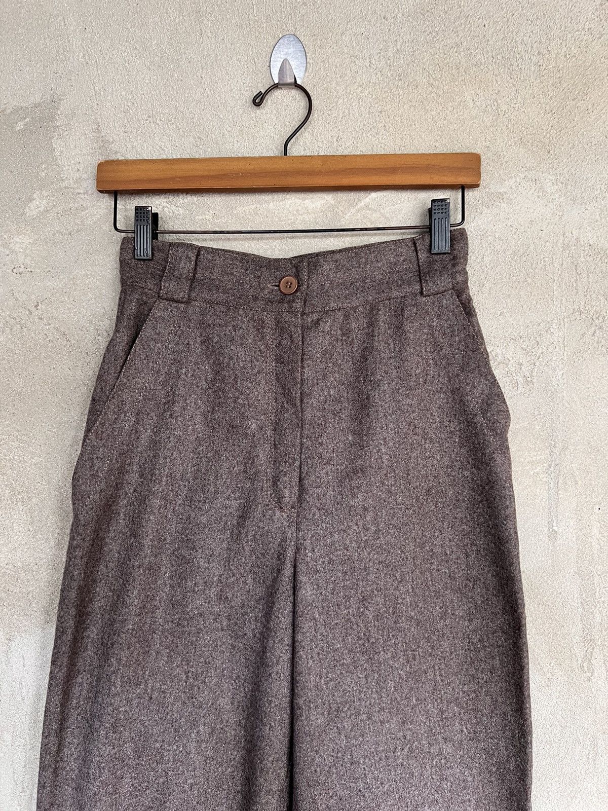 Versace Gianni Versace Baggy Wool Pant Size 26" / US 2 / IT 38 - 3 Thumbnail