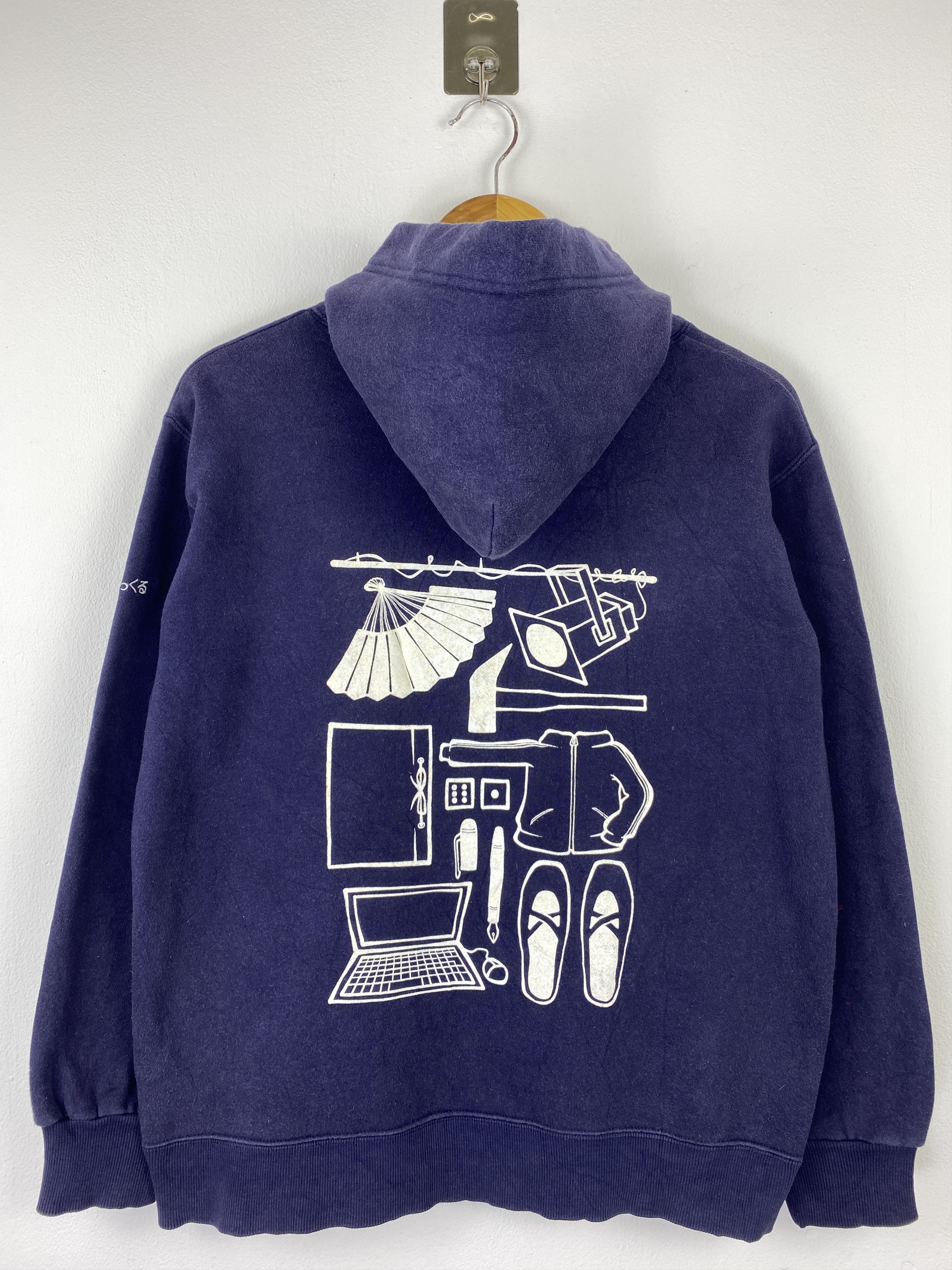 Japanese Brand Vintage Nuca Theatre Dice Logo Hoodie BP0059 Size US M / EU 48-50 / 2 - 3 Thumbnail