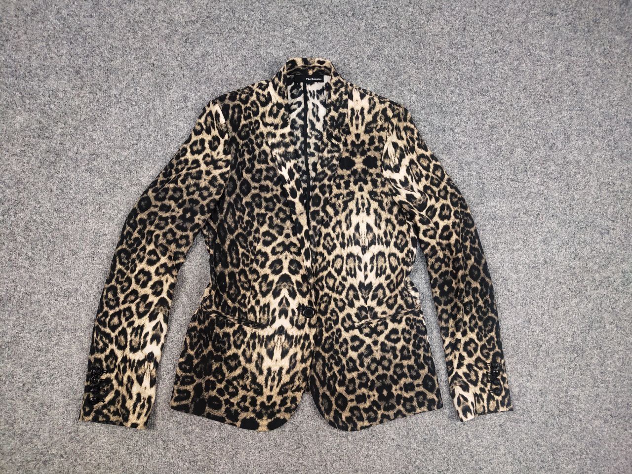 The Kooples The Kooples design Leopard print straight-cut Blazer Jacket Size S / US 4 / IT 40 - 9 Thumbnail