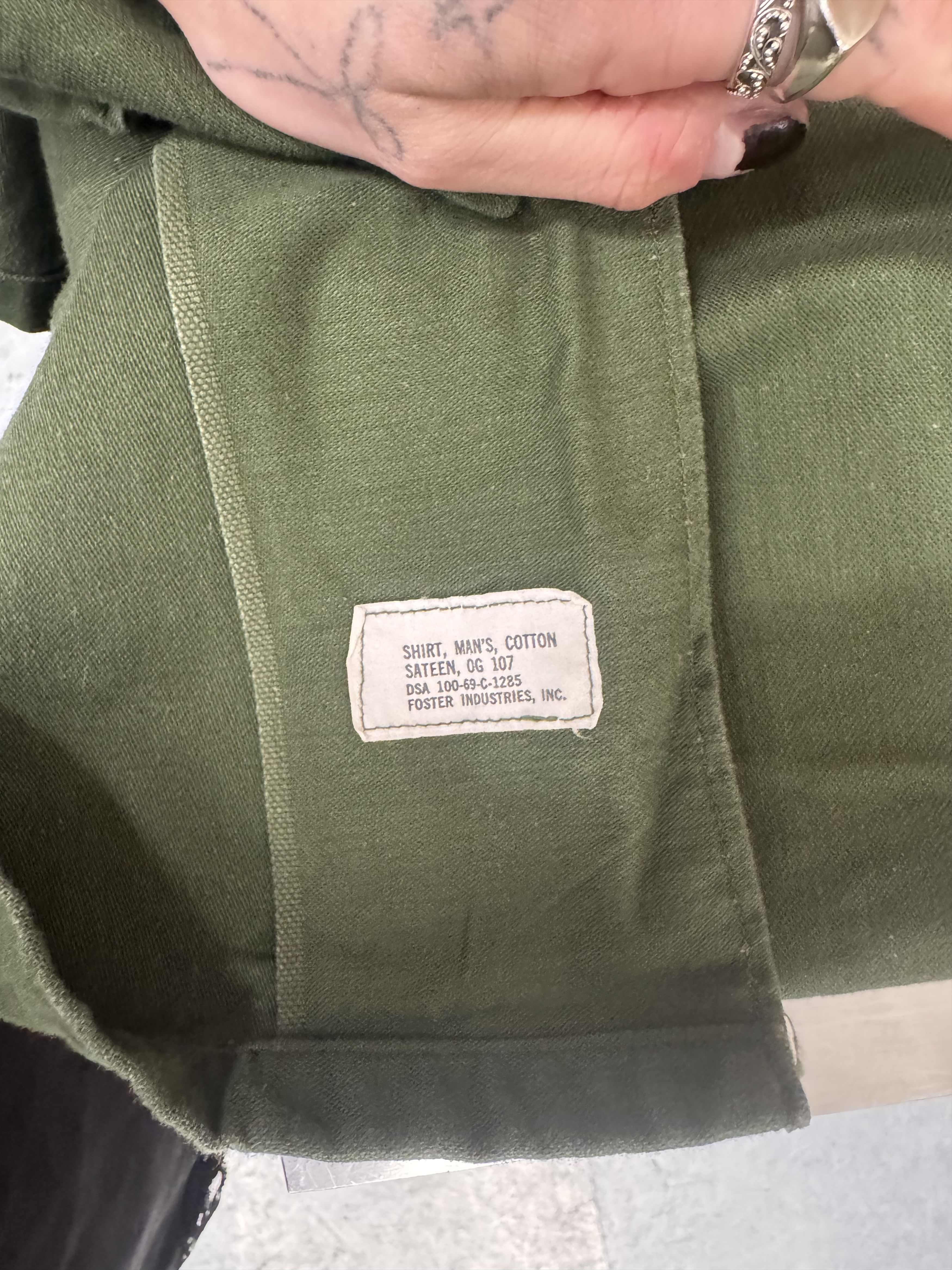 Other Vintage Military Utility Shirt Size US S / EU 44-46 / 1 - 4 Thumbnail