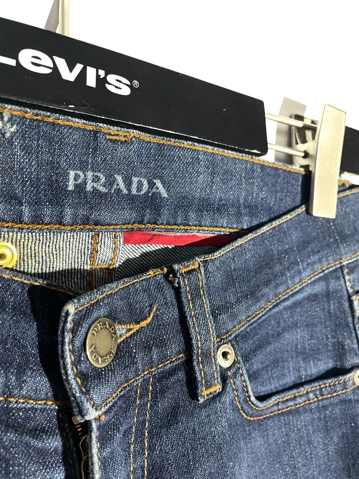 Prada Prada Women Vintage Flare Jeans Low Rise Size 25 Size 26" / US 2 / IT 38 - 7 Thumbnail