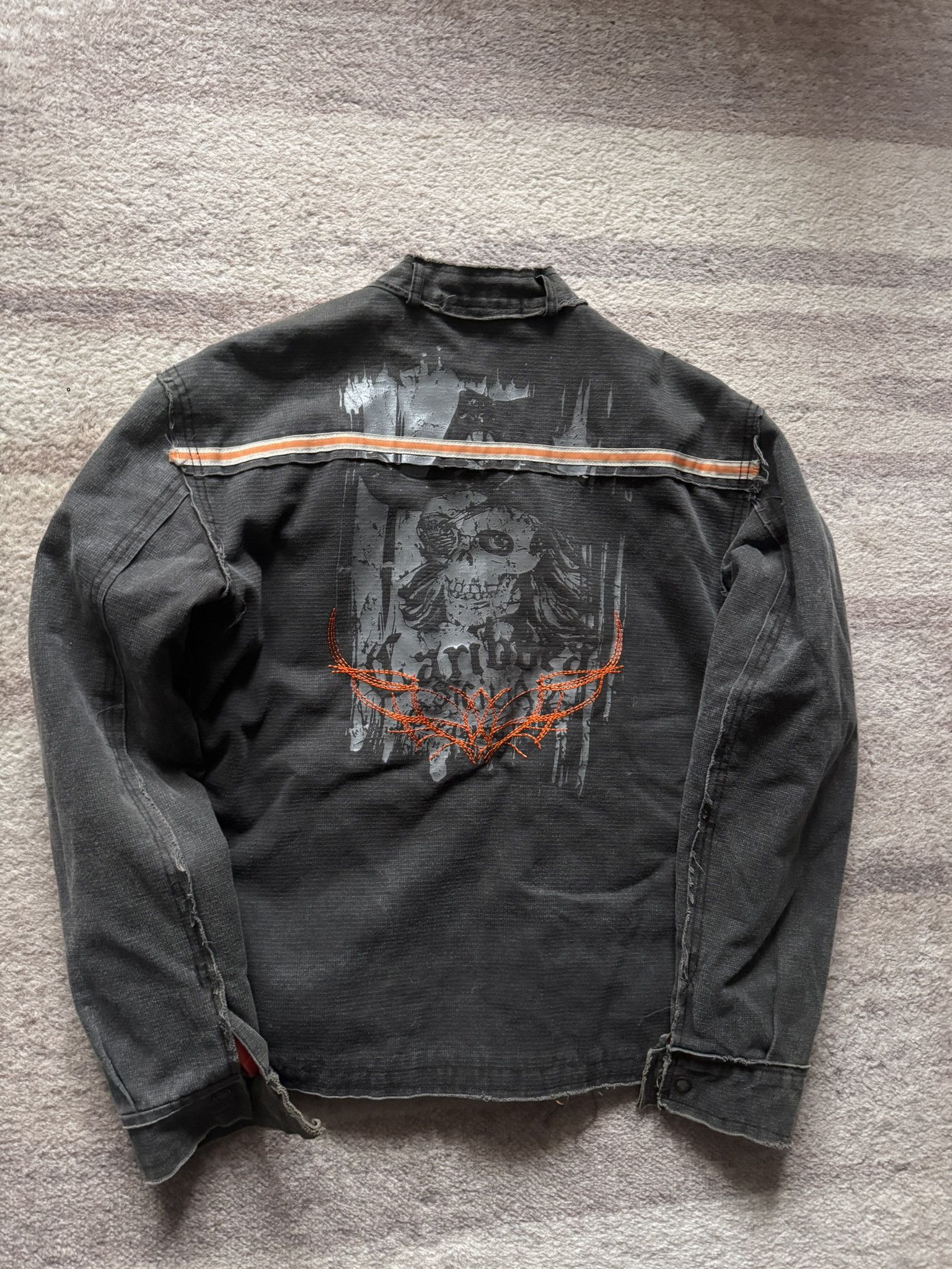 Vintage Vintage distressed jacket swag grunge y2k L trashed Size US L / EU 52-54 / 3 - 5 Thumbnail