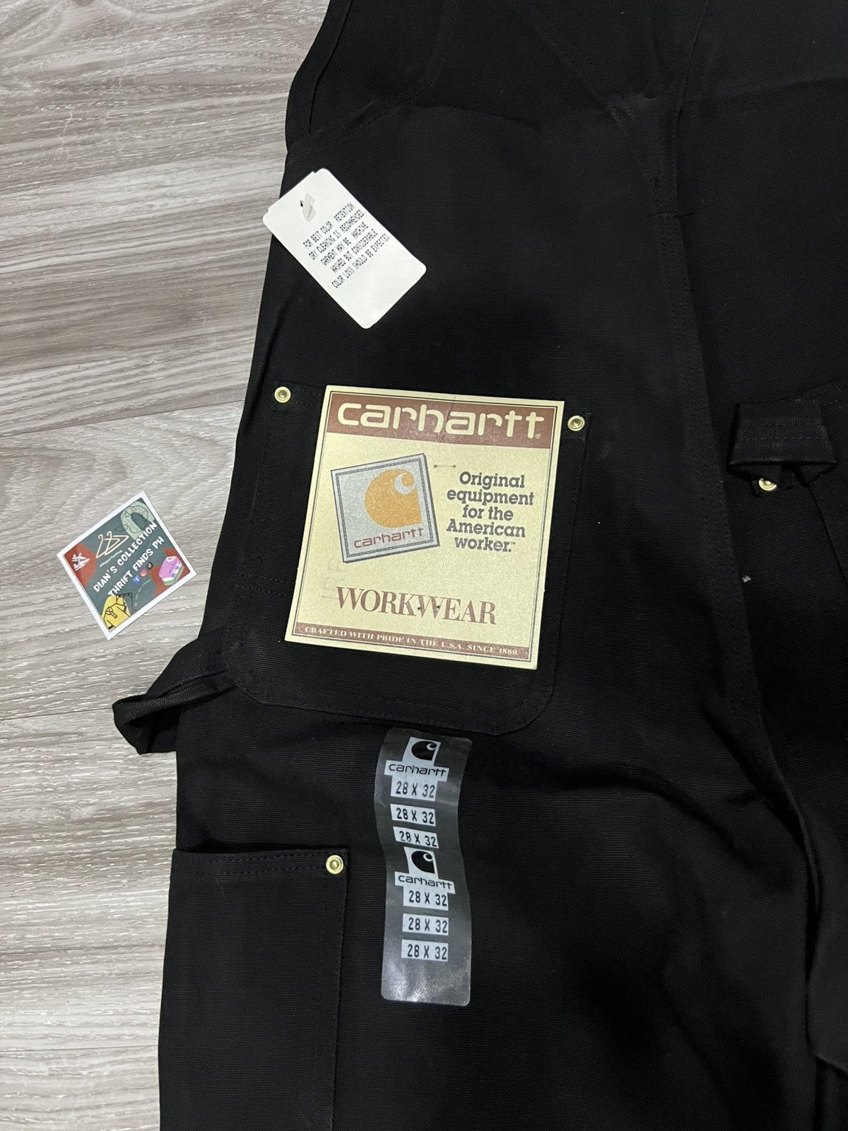 Carhartt 1996 Vintage Carhartt Overall Bib (VERY RARE 🔥) Size US 28 / EU 44 - 7 Thumbnail