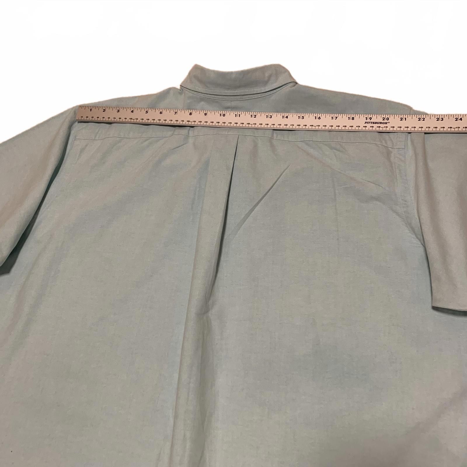 Polo Ralph Lauren Ralph Lauren Men's 2XB Light Teal Short Sleeve Button Shirt Size US XXL / EU 58 / 5 - 12 Thumbnail