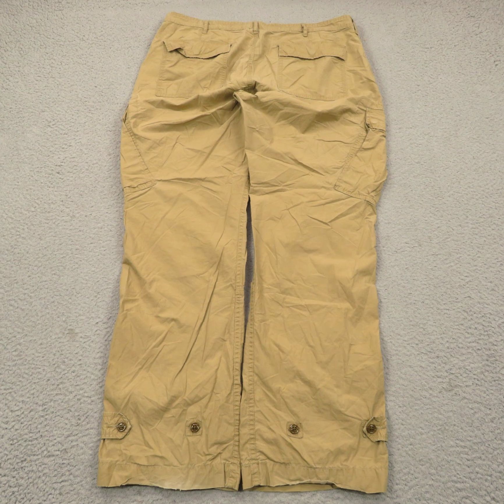Polo Ralph Lauren VTG Polo Ralph Lauren Pants Mens 36x32 Lightweight Paratrooper Utility Cargo Tan Beige 5-Pocket Inseam 32in 36 Regular Mens Jeans Cargo Pants Size US M / EU 48-50 / 2 - 2 Thumbnail