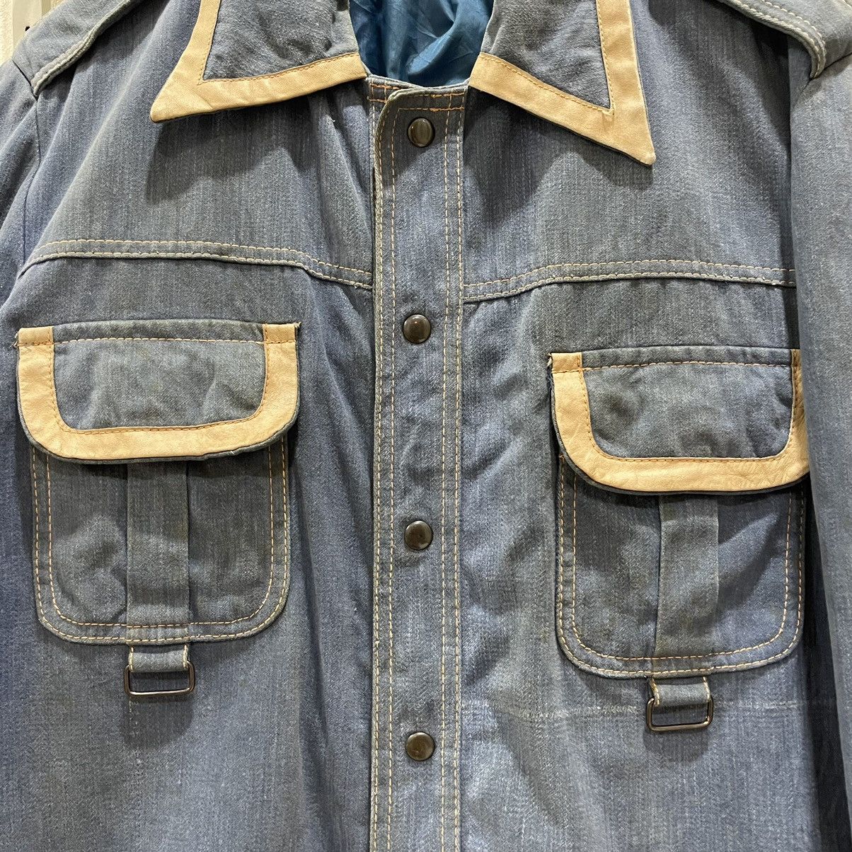 Cowboy Equipment × Vintage Vintage 80s Shelly Sportswear Western Style Denim Jacket Size US M / EU 48-50 / 2 - 13 Thumbnail