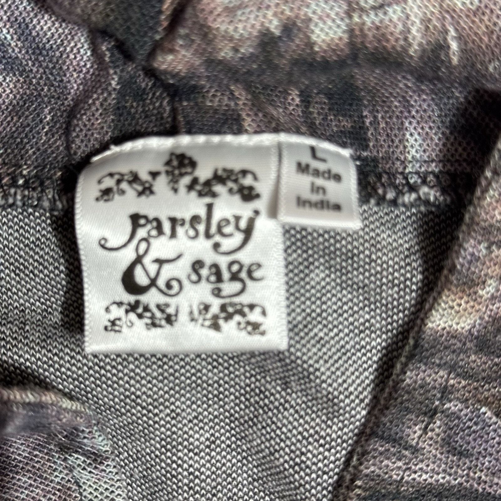 Other Parsley & Sage Top L Abstract Artsy Boho Witchy Button Up Size L / US 10 / IT 46 - 6 Thumbnail
