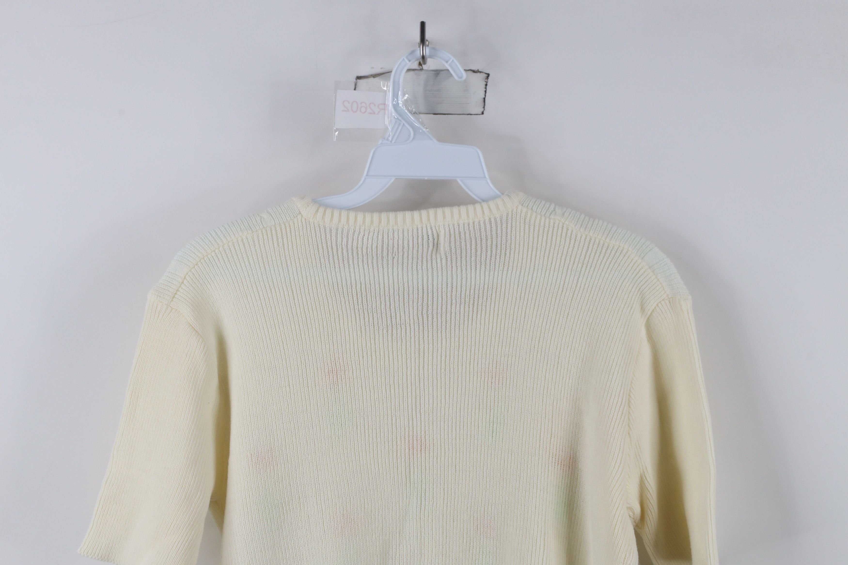 Vintage Vintage 70s Mid Century Modern MCM Embroidered Knit Sweater Size M / US 6-8 / IT 42-44 - 11 Thumbnail