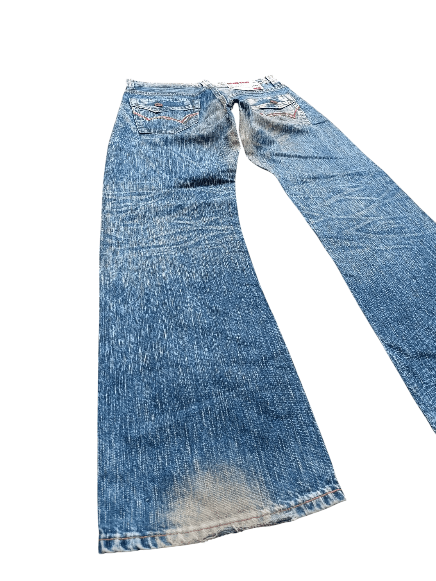 Edwin × Japanese Brand Edwin 503 Blue Trip Slim Washed Blue Whisker Denim Size US 32 / EU 48 - 4 Thumbnail