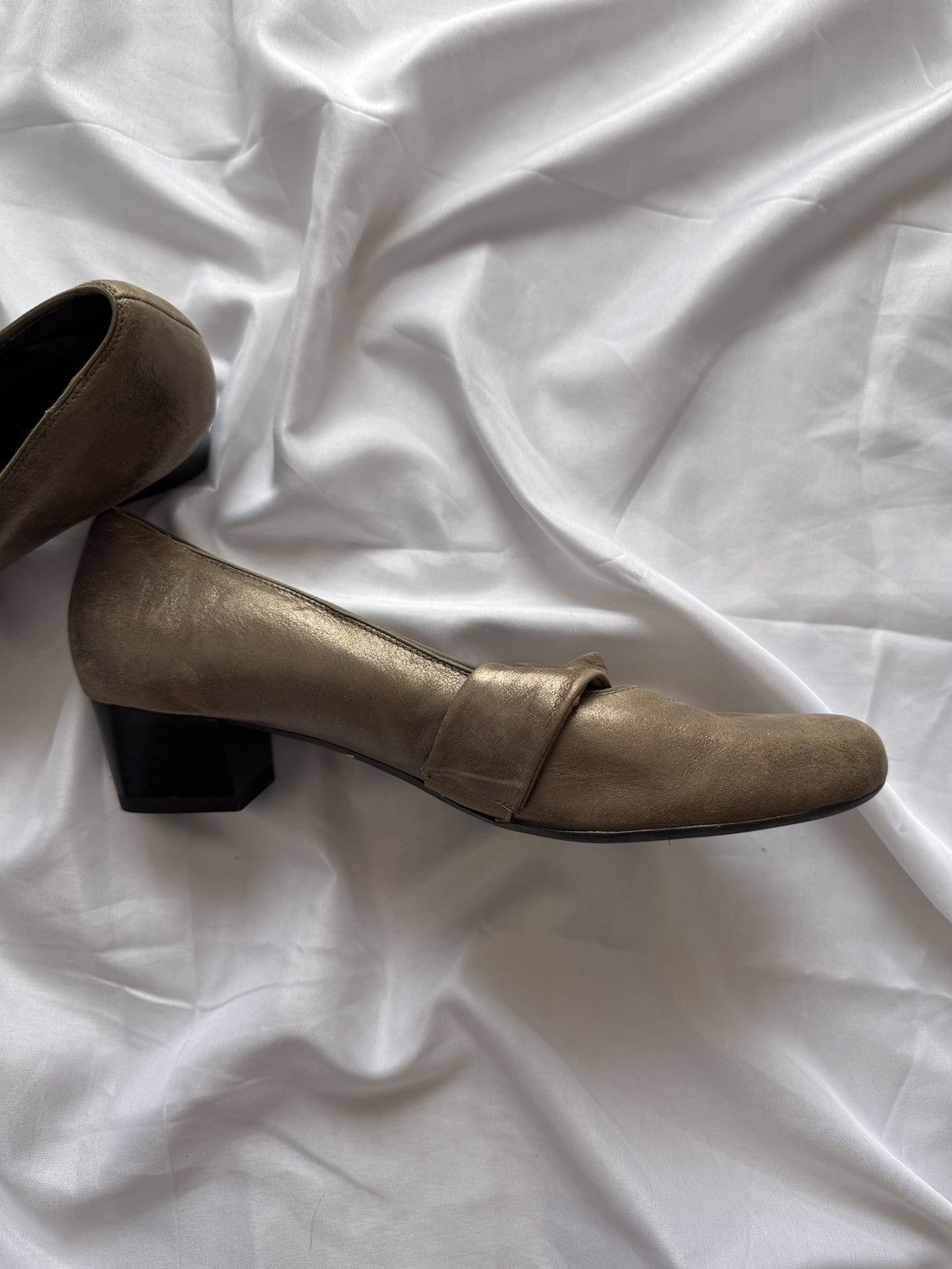 Hysteric Glamour Avant Garde Vintage Real Faded Leather Heel Flat Boots Size US 9 / IT 39 - 9 Thumbnail