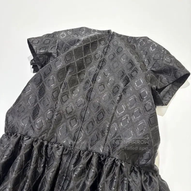 Comme des Garcons Comme Des Garcons Black retro jacquard bow dress Size S / US 4 / IT 40 - 6 Thumbnail
