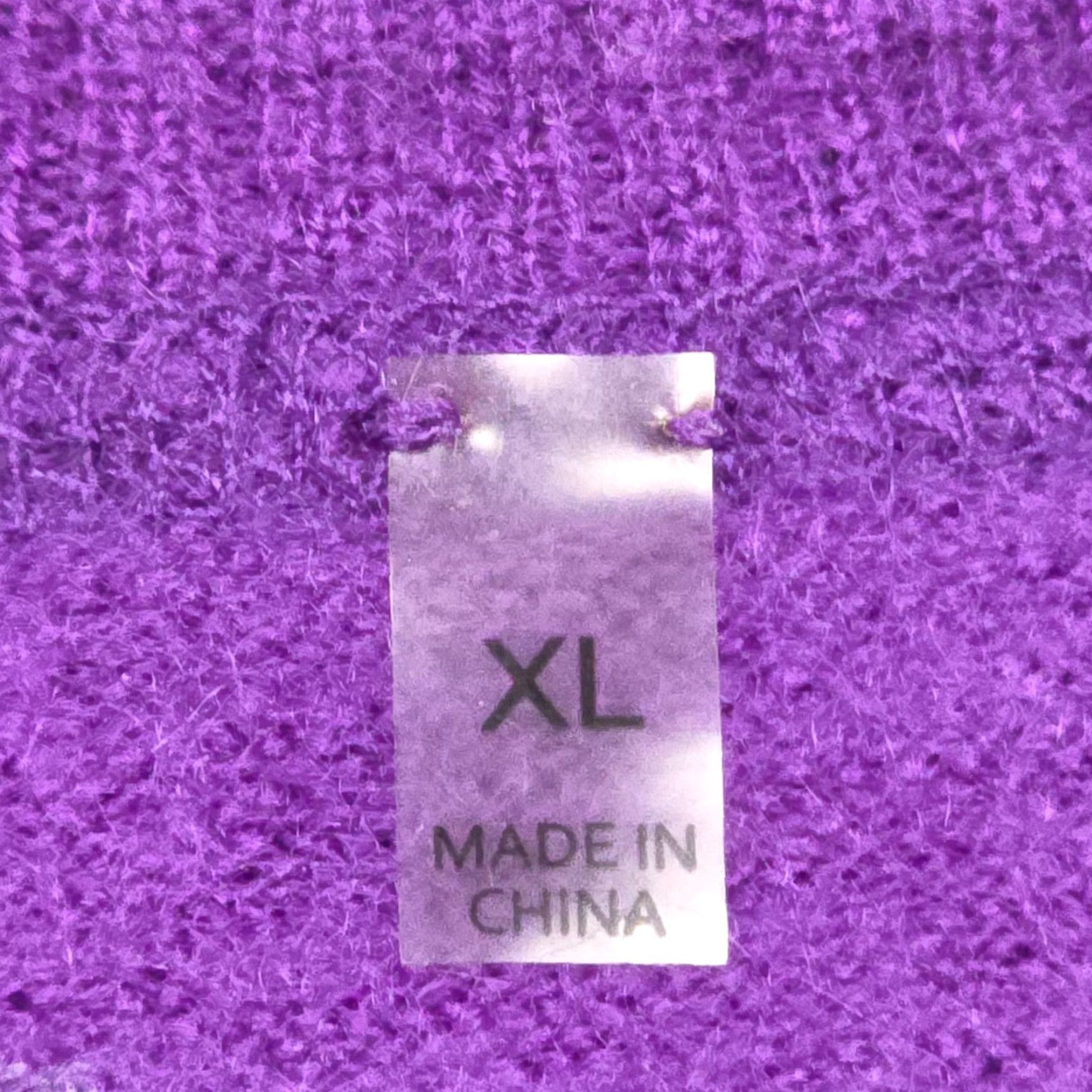 Vintage ATM Cashmere Sweater Women's XL Purple V-Neck Pullover Long Sleeve Knit 100% Cashmere Womens XL Purple V-Neck Sweater Size XL / US 12-14 / IT 48-50 - 5 Thumbnail