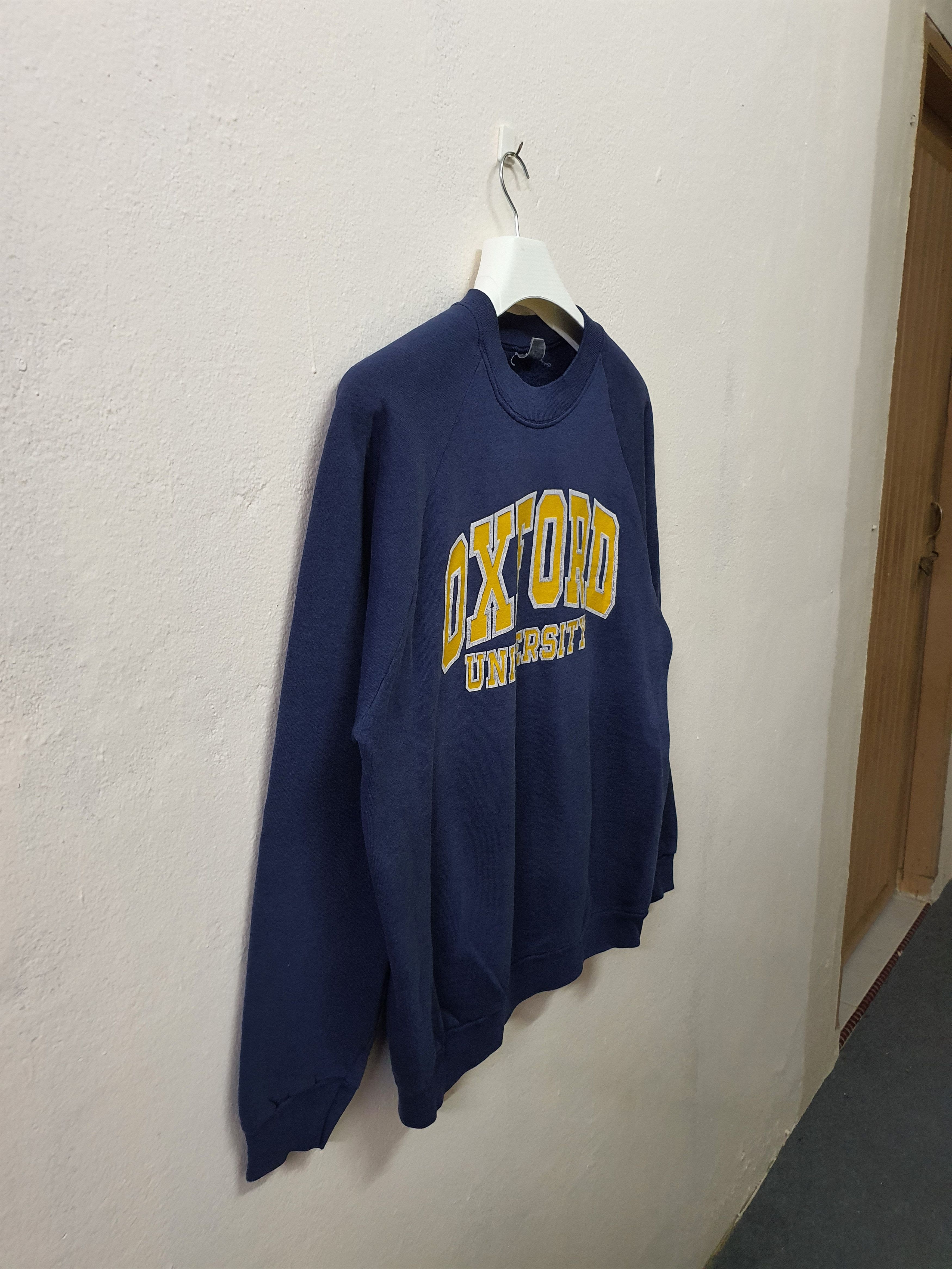 Vintage navy blue "Oxford University" crewneck sweatshirt Size US L / EU 52-54 / 3 - 5 Thumbnail