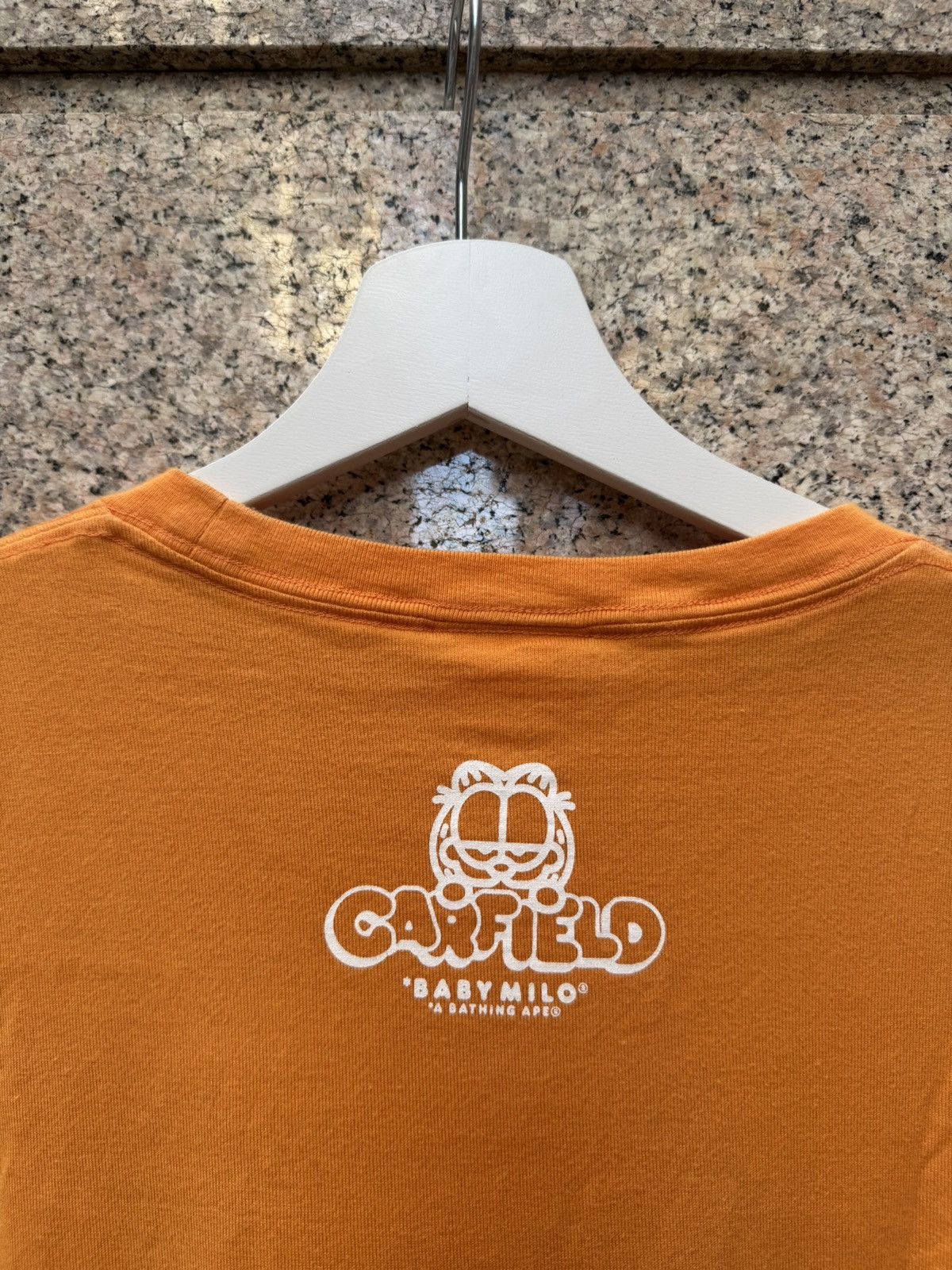 Bape A bathing ape BAPE X Garfield tee orange L Size US L / EU 52-54 / 3 - 10 Thumbnail