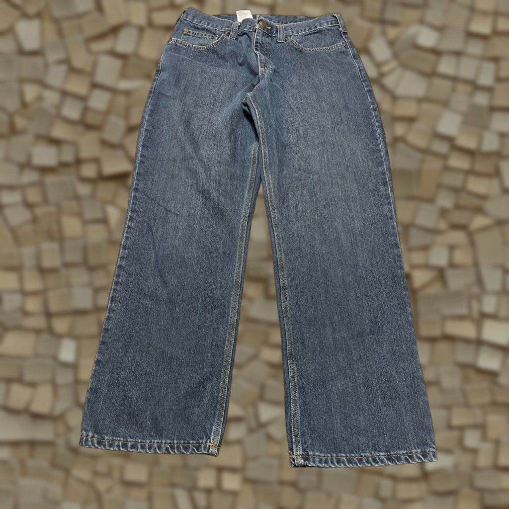 Carhartt Carhartt Jeans Mens 34x30 Blue Denim Relaxed Fit Pockets Straight Vintage? No Size US 34 / EU 50 - 1 Thumbnail
