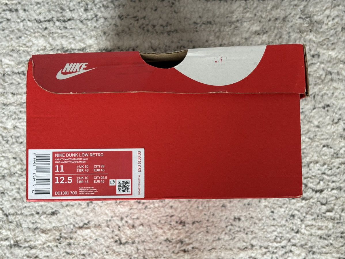 Nike Nike Dunk Low ‘Michigan’ (2021) Size US 11 / EU 44 - 8 Thumbnail