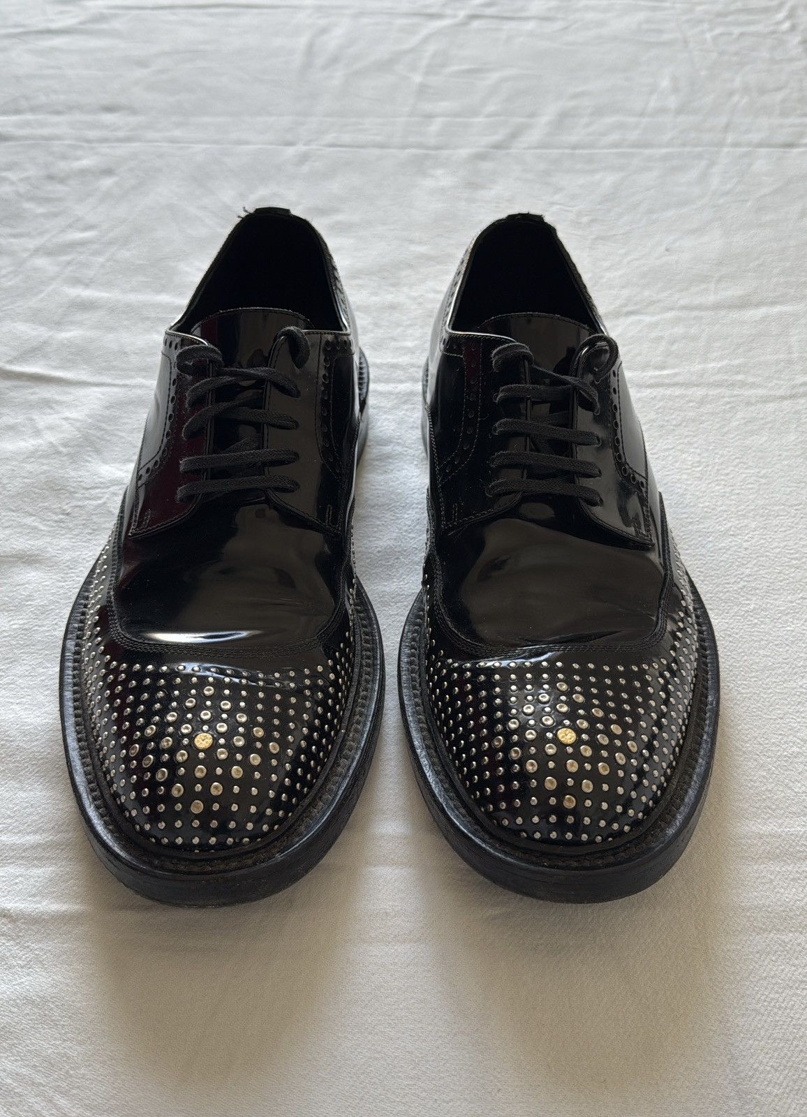 Saint Laurent Paris Saint Laurent Studded Derby Size US 9.5 / EU 42-43 - 2 Thumbnail