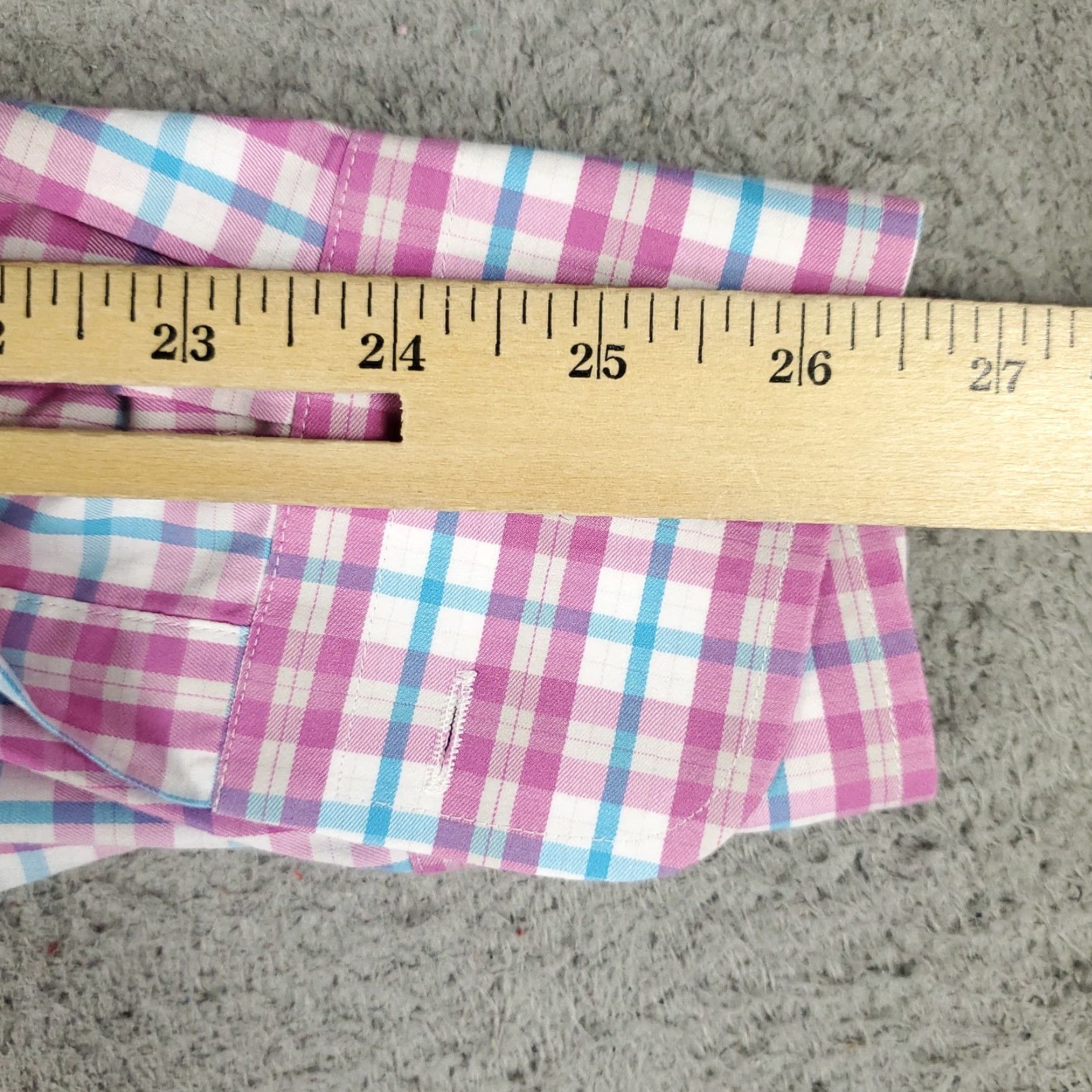 Peter Millar Peter Millar Shirt Mens XL Blue Purple Plaid Button Up Long Sleeve Casual Size US XL / EU 56 / 4 - 6 Thumbnail