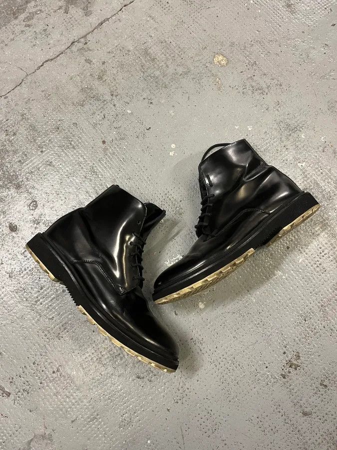Dirk Bikkembergs 2000s Dirk Bikkembergs Black Leather Class Boots Size US 7 / EU 40 - 4 Thumbnail