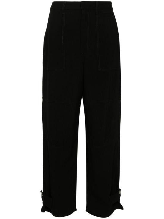 LOEWE Women Straight Pants S616Y04X54 1100 Black