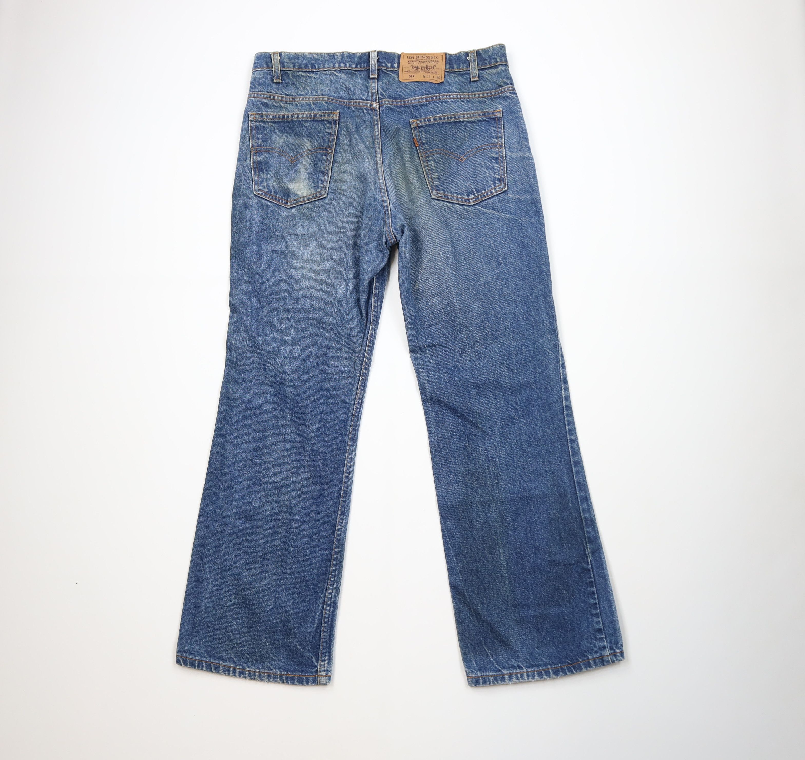 Levi's Vintage 80s Levis 517 Orange Tab Western Bootcut Jeans USA Size US 38 / EU 54 - 11 Thumbnail