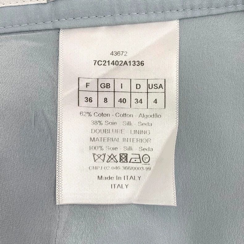 Dior Dior Light blue cotton casual shorts Size 24" / US 00 / IT 34 - 6 Thumbnail