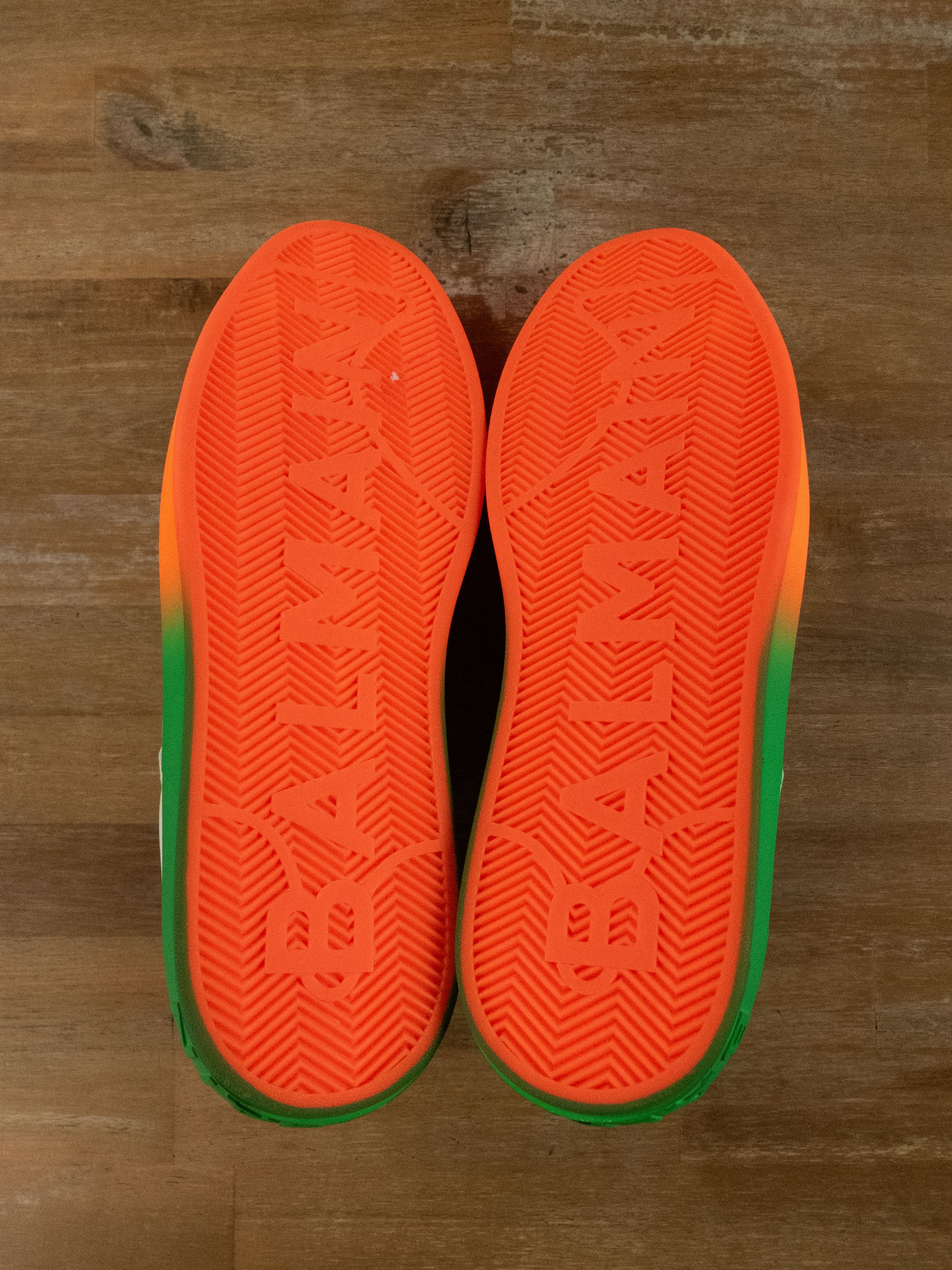 Balmain BALMAIN B-court white colorblock sole leather sneakers 11 44 Size US 11 / EU 44 - 10 Thumbnail