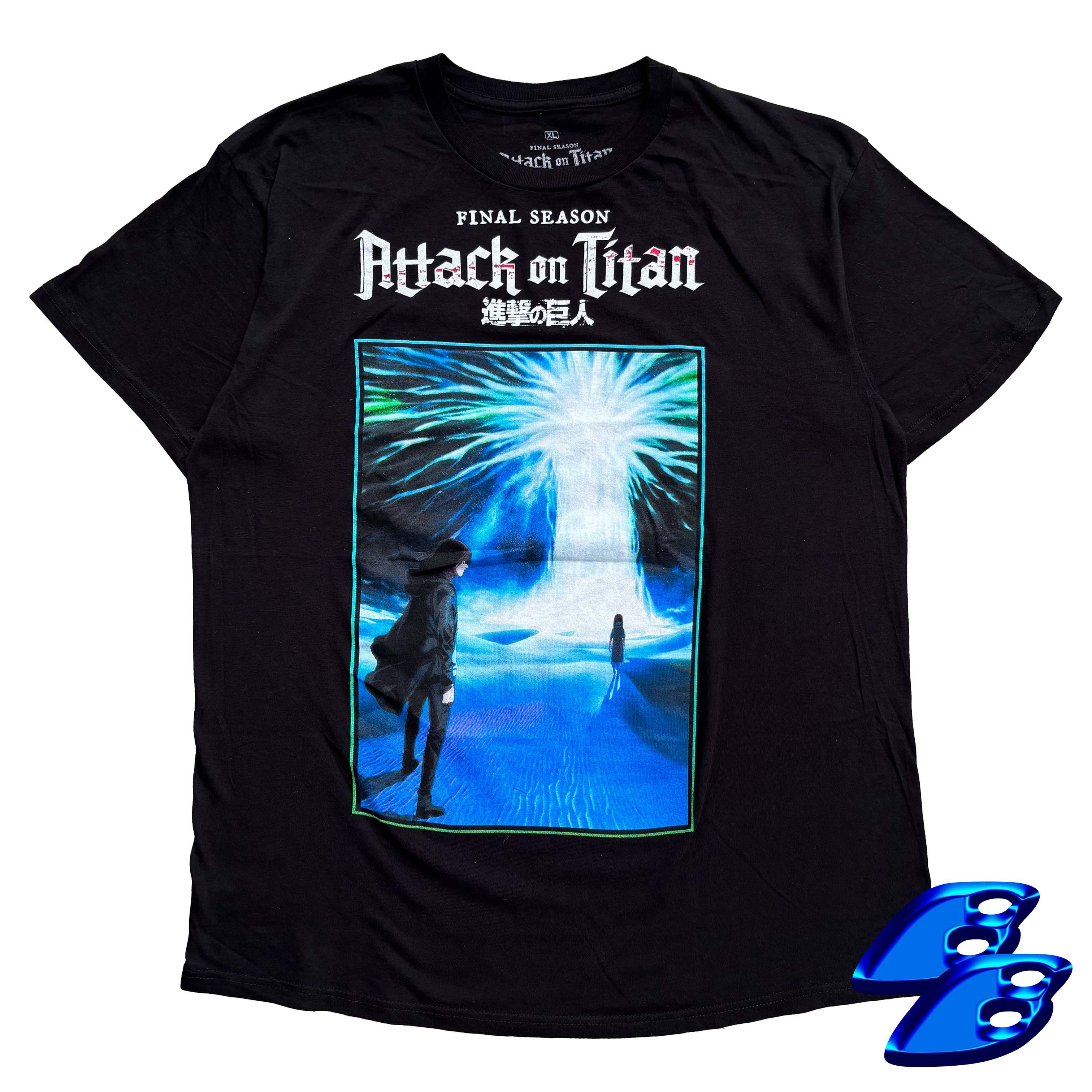Anime × Japanese Brand ATTACK ON TITAN FINAL SEASON EREN ANIME TEE Size US XL / EU 56 / 4 - 1 Thumbnail