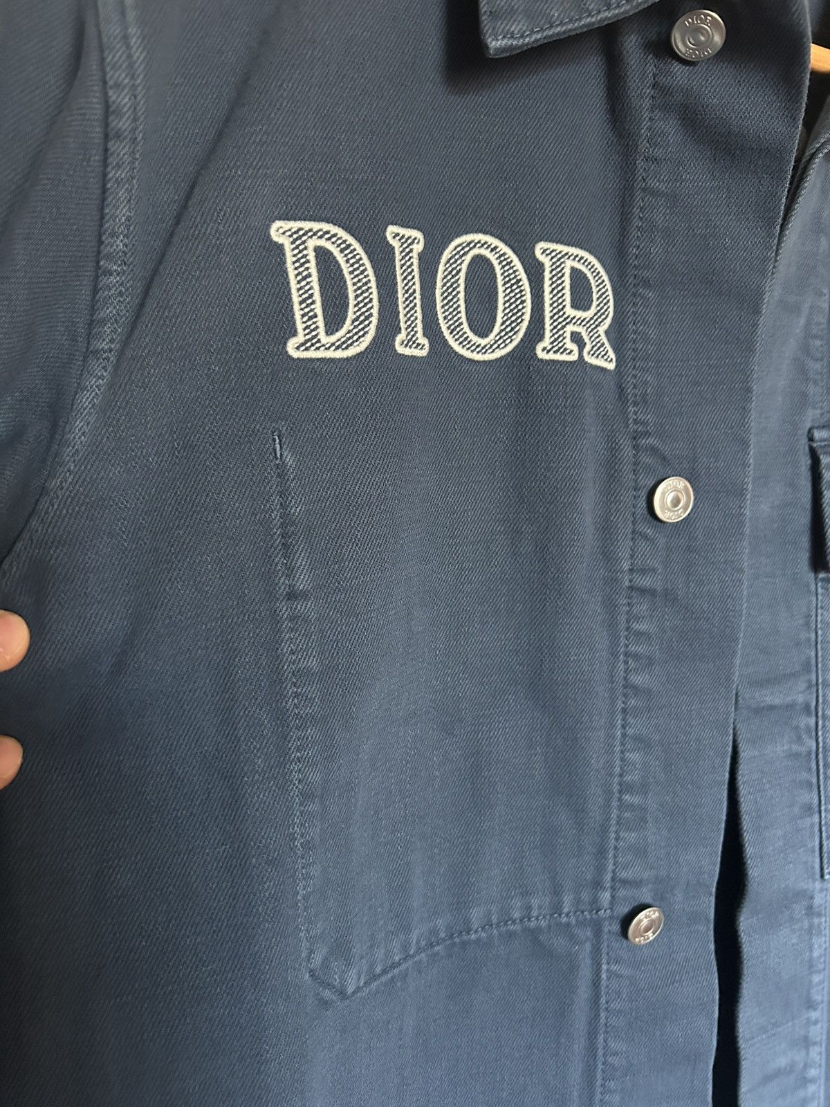 Dior Dior 1947 Embroidered Denim Jacket Size US S / EU 44-46 / 1 - 4 Thumbnail