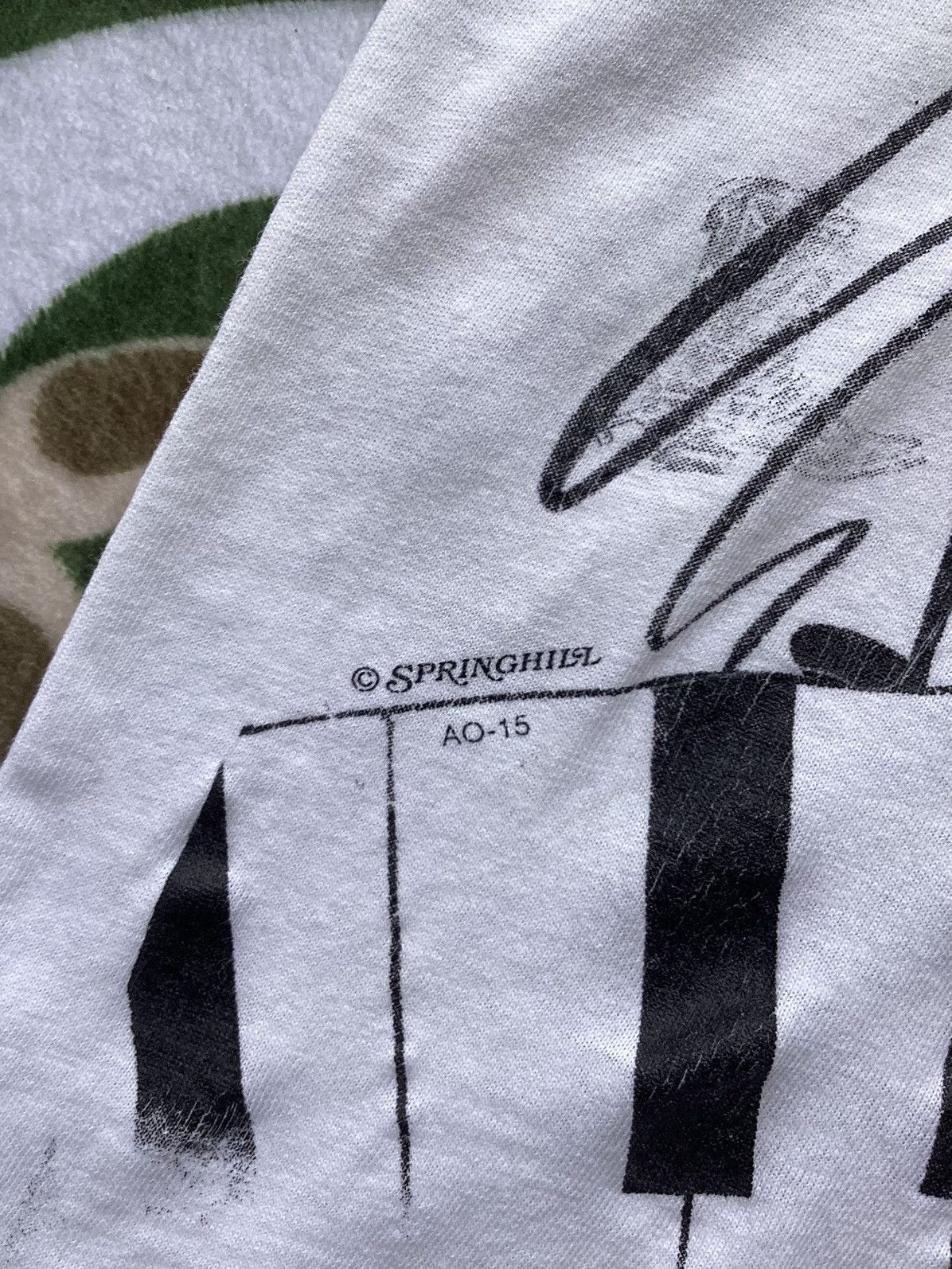 Band Tees × Vintage VTG 1990s country musical instruments, single stitch AOP TEE Size US XL / EU 56 / 4 - 4 Thumbnail