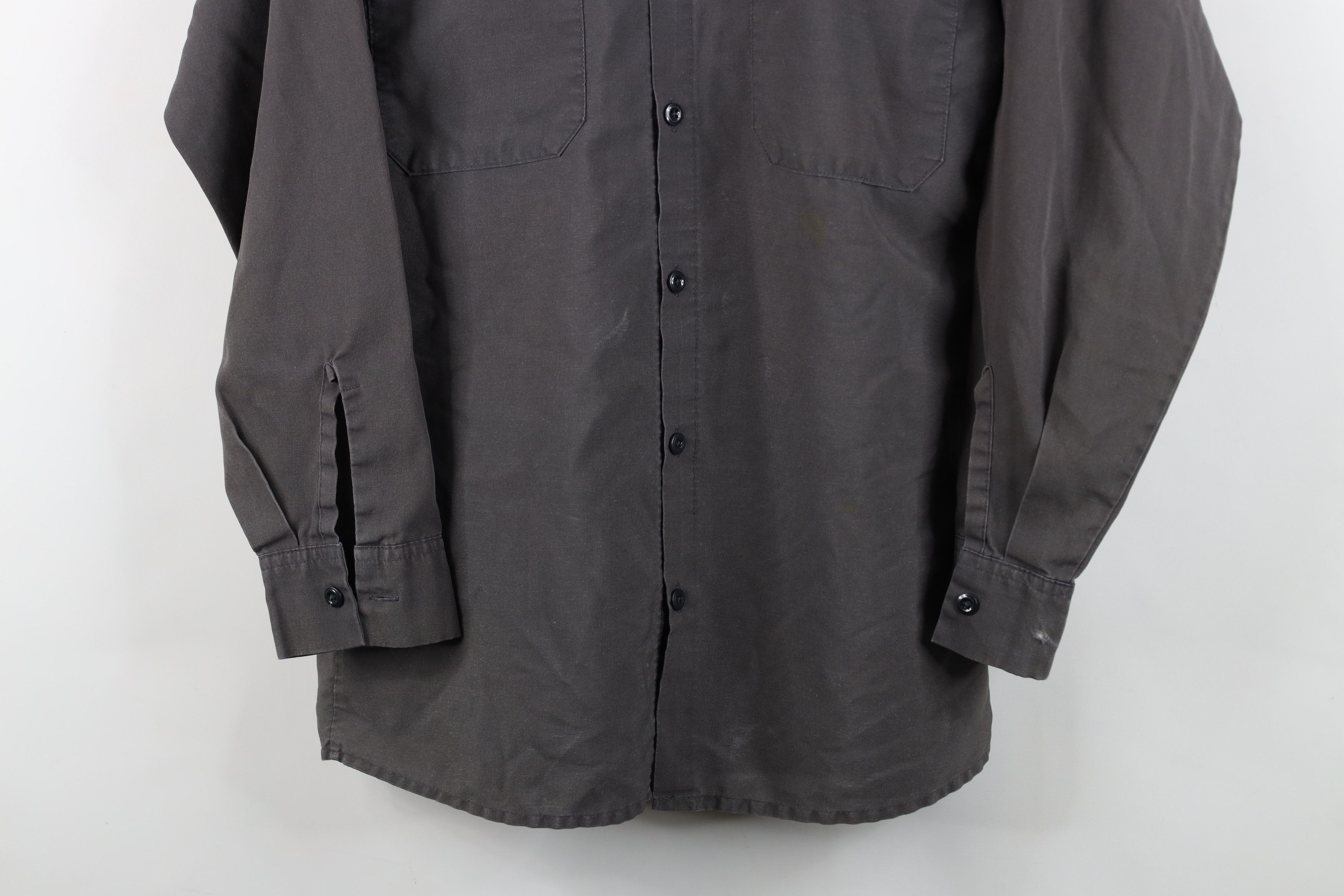 Vintage Vintage 90s Streetwear Workwear Mechanic Button Shirt Size US M / EU 48-50 / 2 - 3 Thumbnail