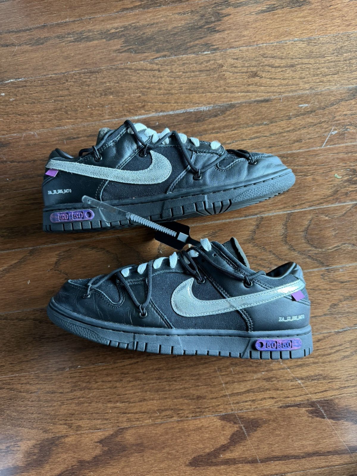 Nike × Off-White Nike Off White Dunk Lot 50 Size 8.5 Size US 8.5 / EU 41-42 - 2 Thumbnail