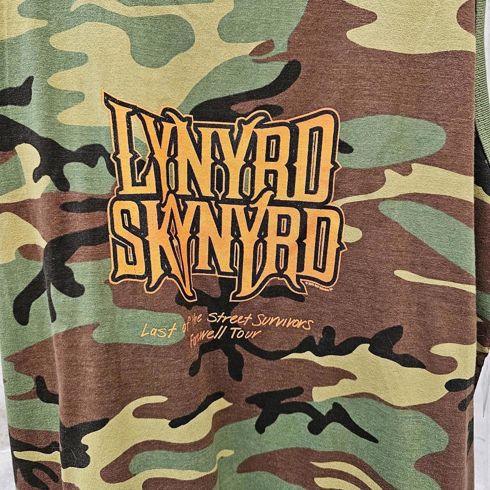 Rothco Lynyard Skynyrd Farewell Tour Camo Women's Tank Top Size XL / US 12-14 / IT 48-50 - 3 Thumbnail