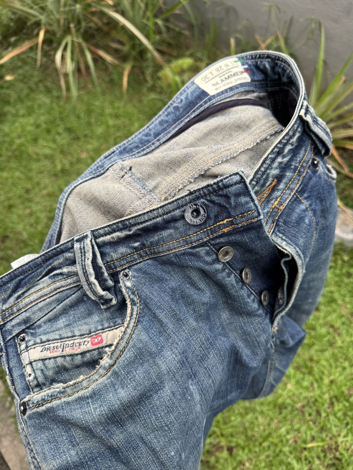 Diesel × Vintage Vintage Diesel Slammer Regular Fit Jeans Size US 28 / EU 44 - 5 Thumbnail