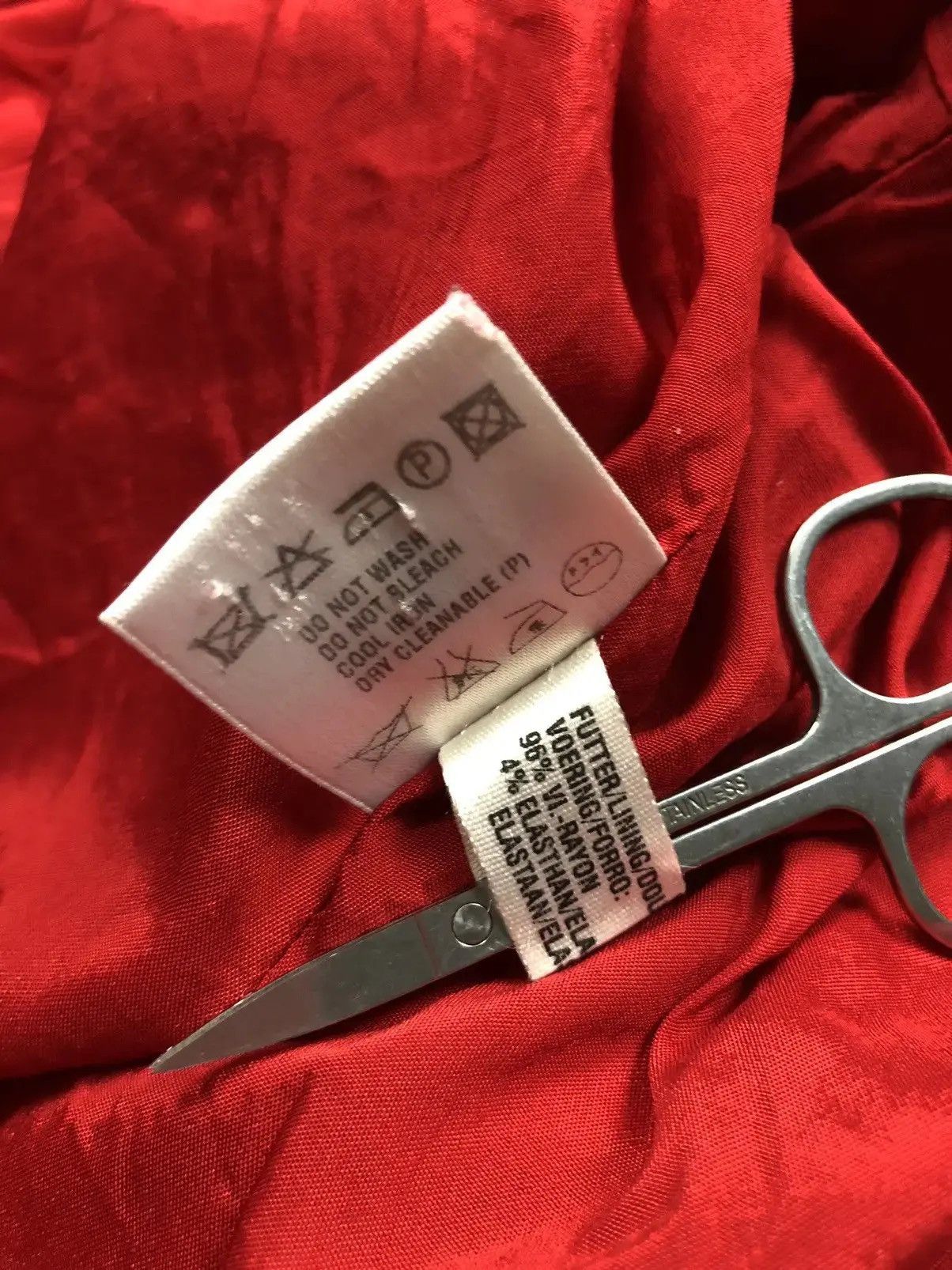 Escada ESCADA Vintage Red Zip Jacket riri Luxury Y2k Streetwear Size S / US 4 / IT 40 - 13 Thumbnail