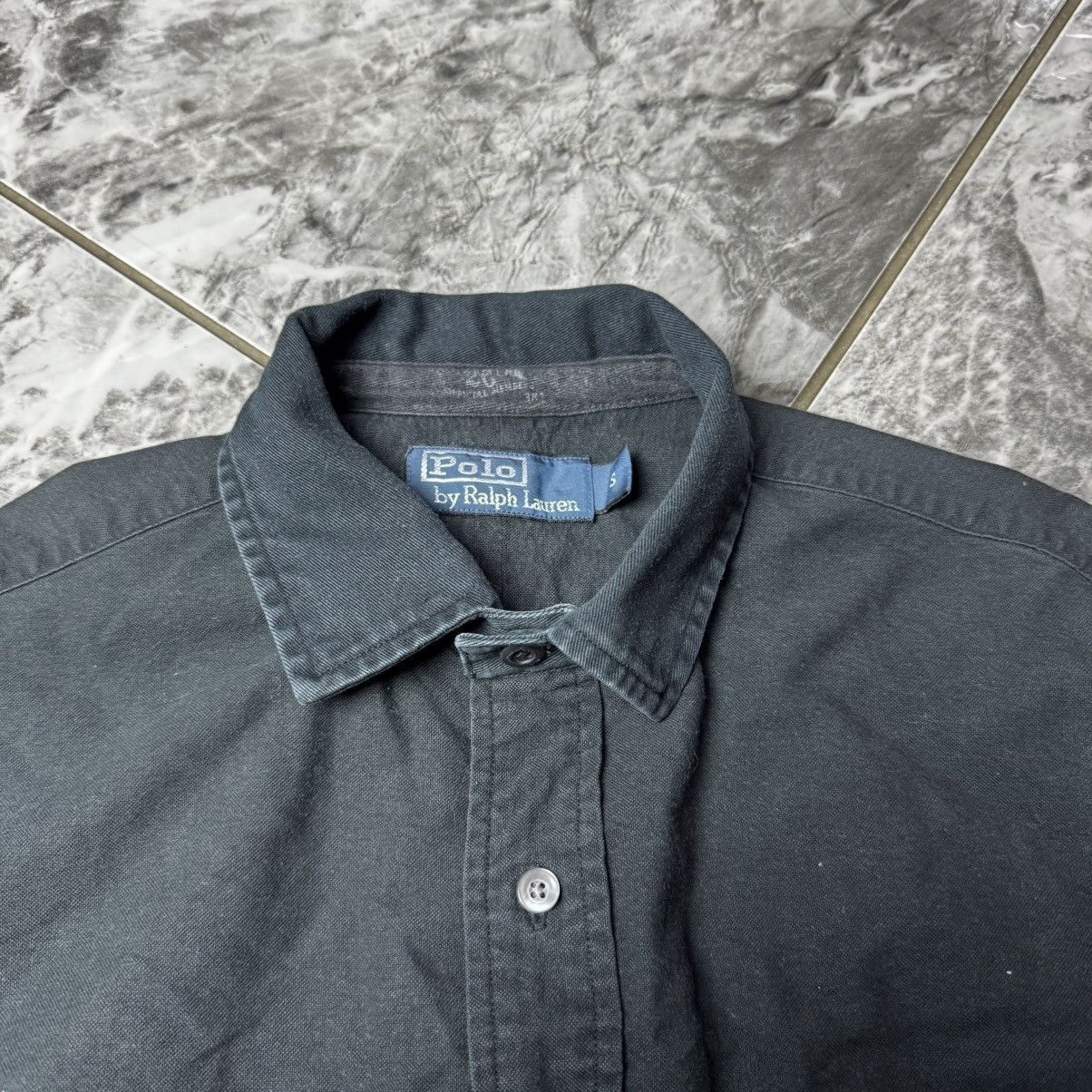 Polo Ralph Lauren × Vintage Polo Ralph Lauren Black Shirt Vintage Size US S / EU 44-46 / 1 - 6 Thumbnail
