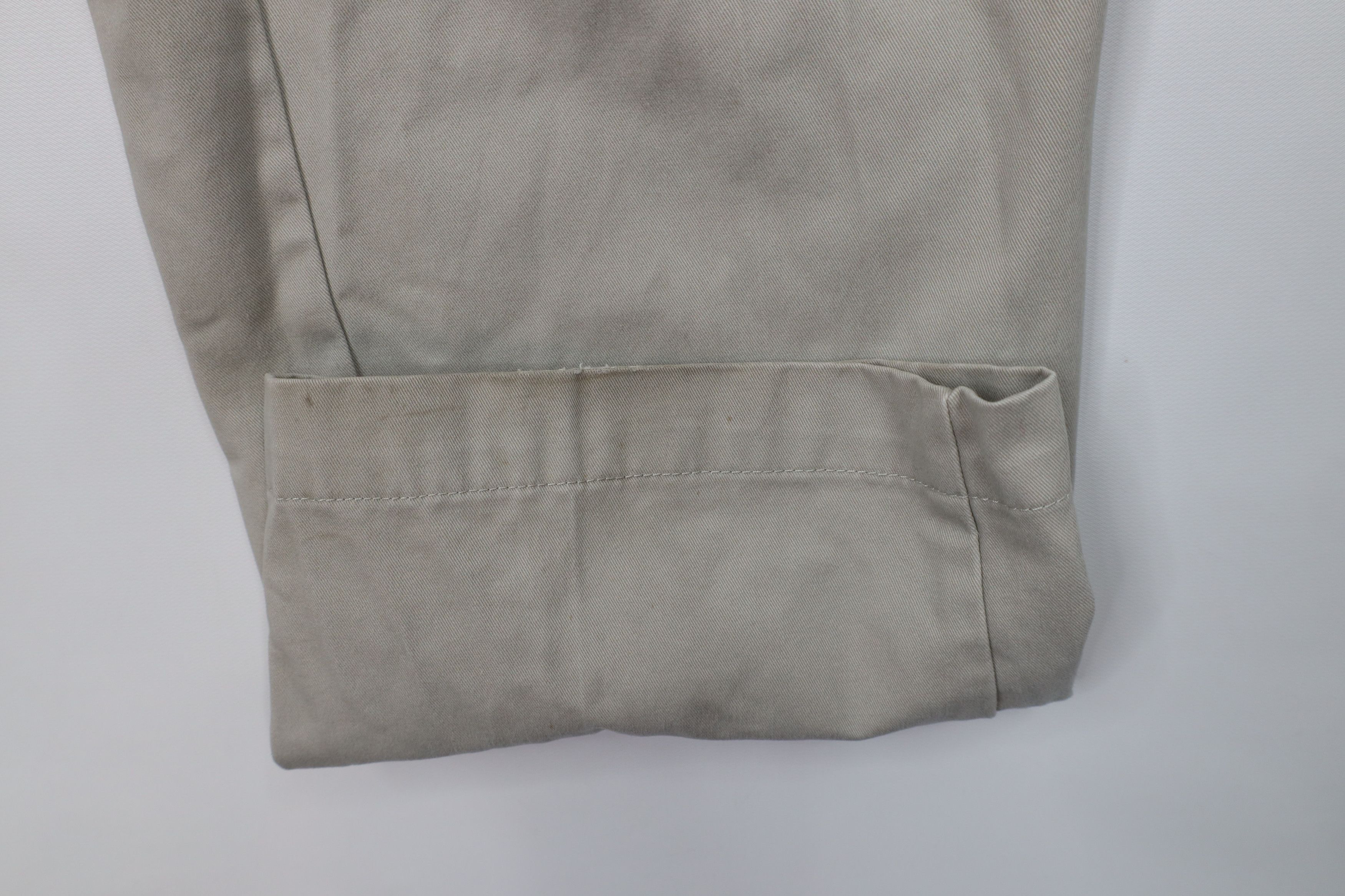 Vintage Vintage 90s Streetwear Wide Leg Chino Pants Khaki Beige Size US 32 / EU 48 - 6 Thumbnail